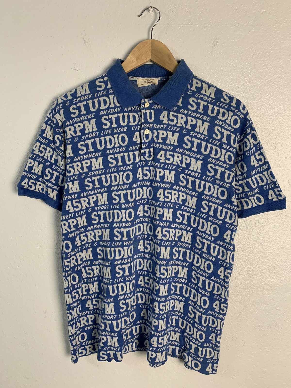 45rpm Monogram Polo Tee