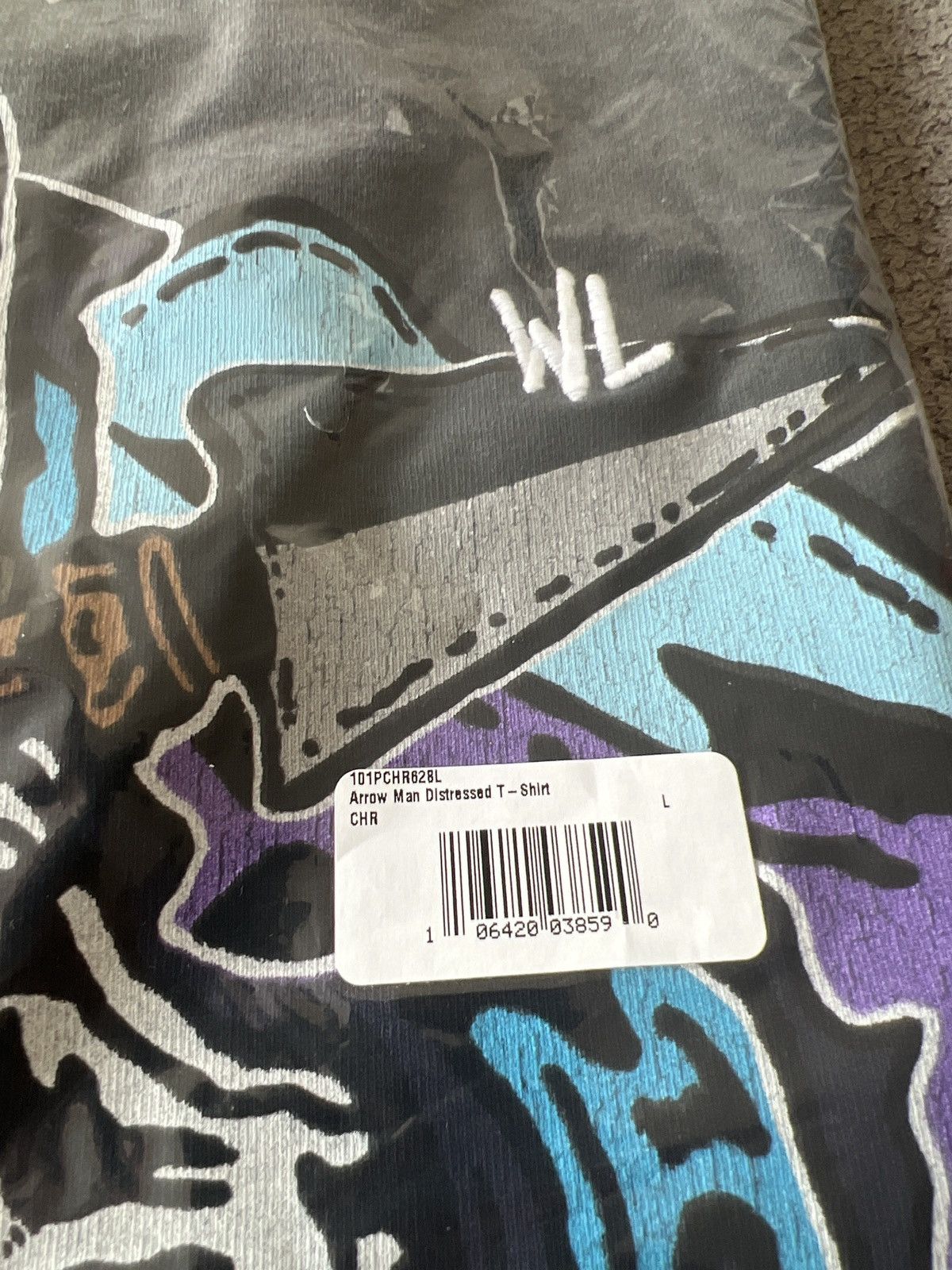 Warren Lotas Warren Lotas - Arrow Man Distressed Tee Shirt Size US L / EU 52-54 / 3 - 2 Thumbnail