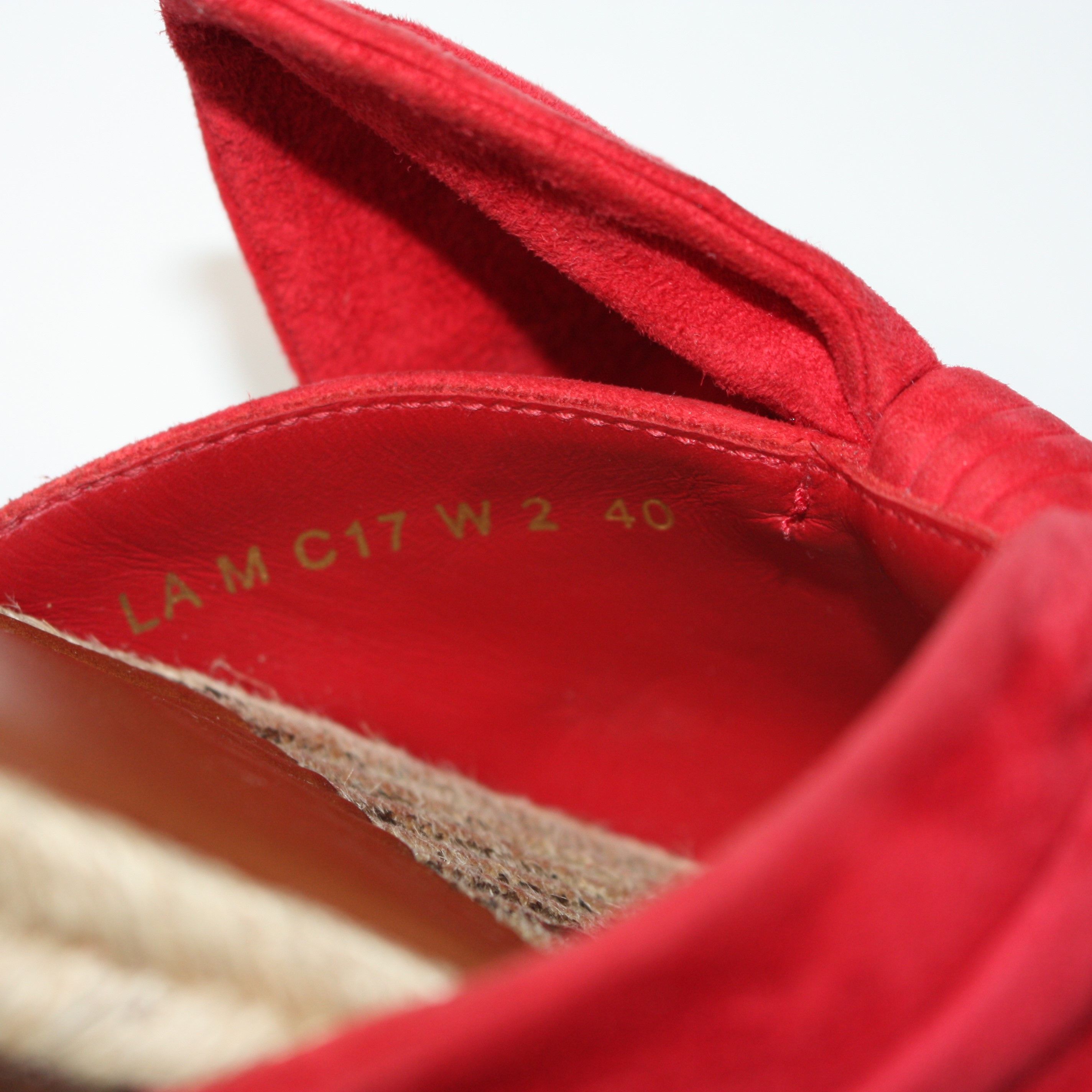 Valentino Garavani Tropical Bow Red Espadrille Slide Sandals size US 10 Size US 10 / IT 40 - 7 Thumbnail