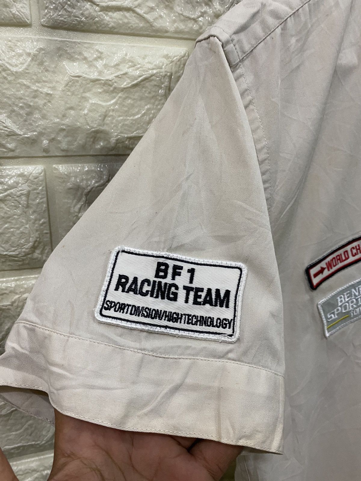Benetton 🔥SALE🔥Vintage Benetton Formula 1 Patch Shirt Size US S / EU 44-46 / 1 - 3 Thumbnail