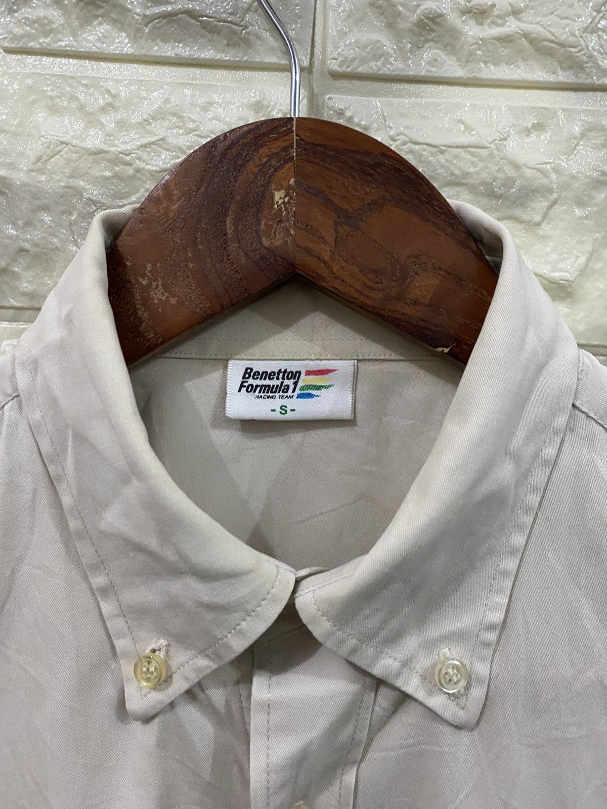Benetton 🔥SALE🔥Vintage Benetton Formula 1 Patch Shirt Size US S / EU 44-46 / 1 - 4 Thumbnail