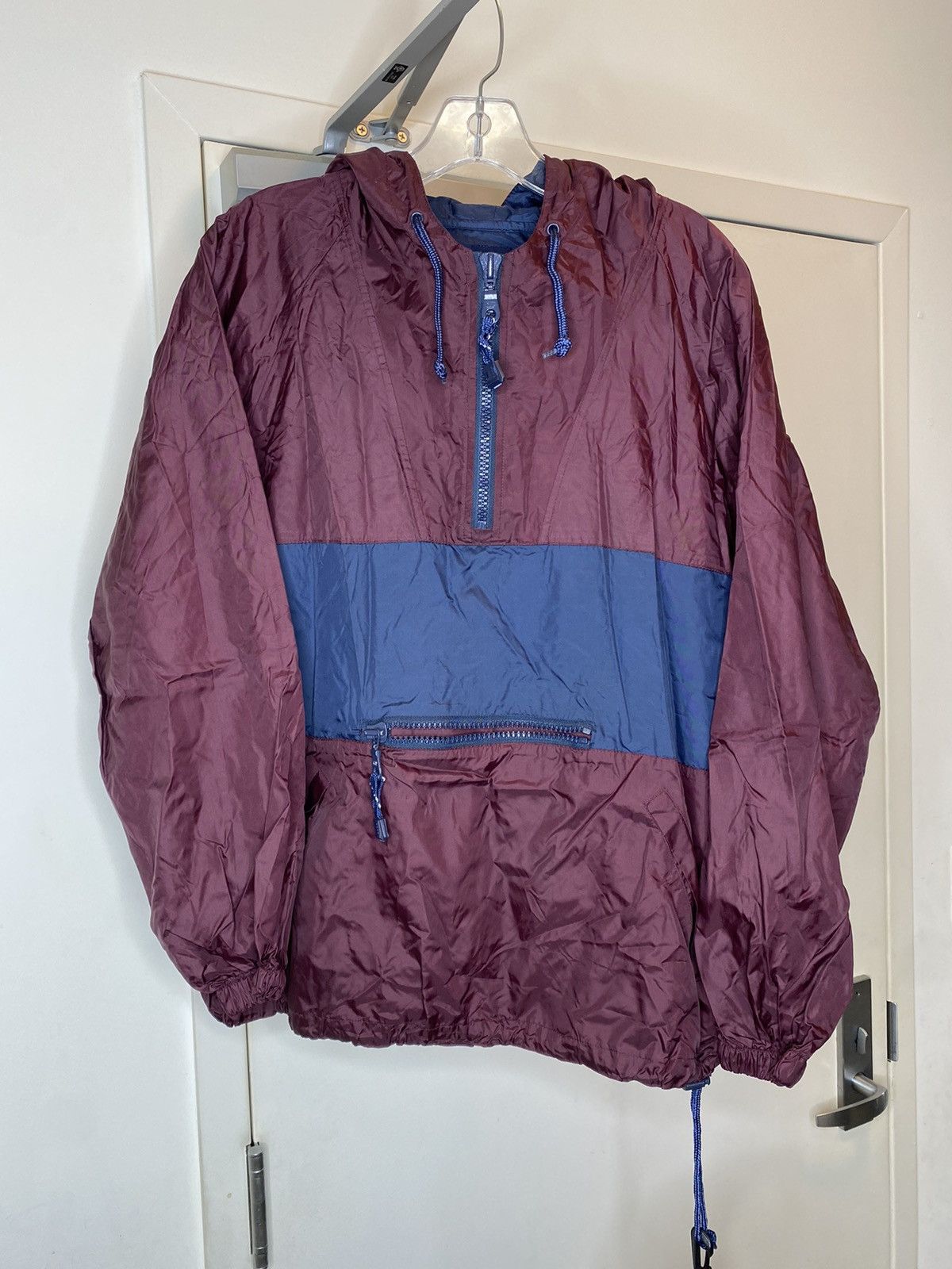 Gap × Vintage Vintage 90s Gap Arc Logo Hooded 1/4 Zip Jacket Anorak Small Size US S / EU 44-46 / 1 - 16 Thumbnail