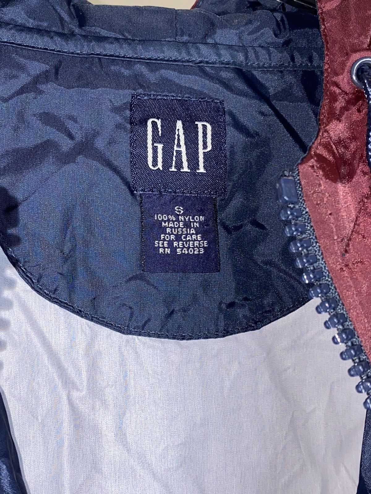Gap × Vintage Vintage 90s Gap Arc Logo Hooded 1/4 Zip Jacket Anorak Small Size US S / EU 44-46 / 1 - 6 Thumbnail