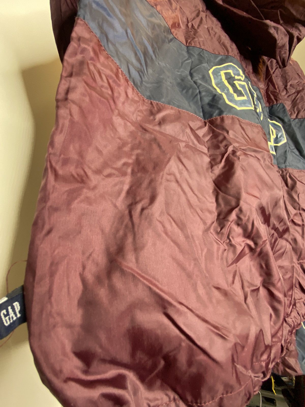 Gap × Vintage Vintage 90s Gap Arc Logo Hooded 1/4 Zip Jacket Anorak Small Size US S / EU 44-46 / 1 - 10 Thumbnail