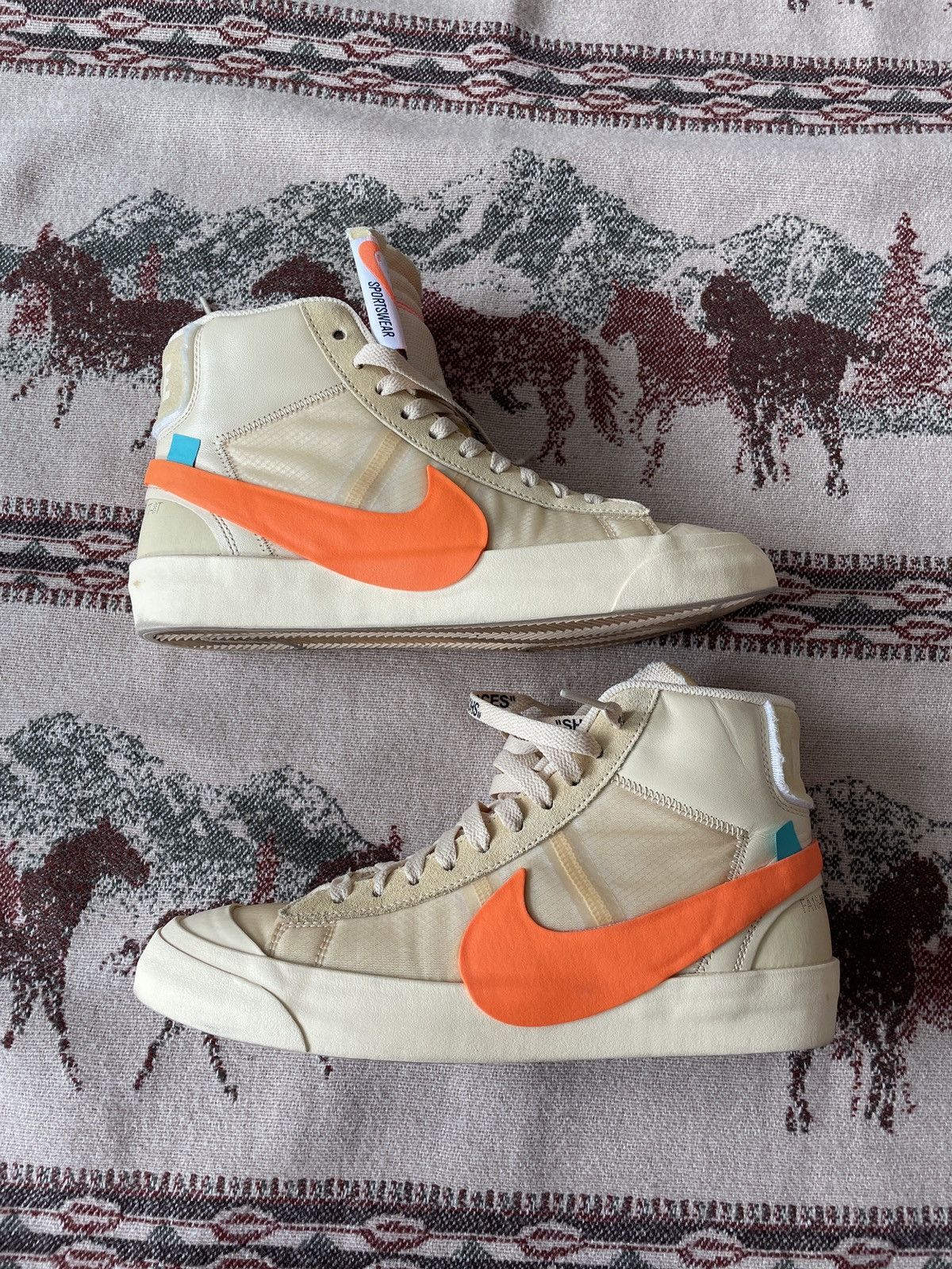 Nike × Off-White Off White Nike Blazer All Hallows Eve Size US 8 / EU 41 - 3 Thumbnail