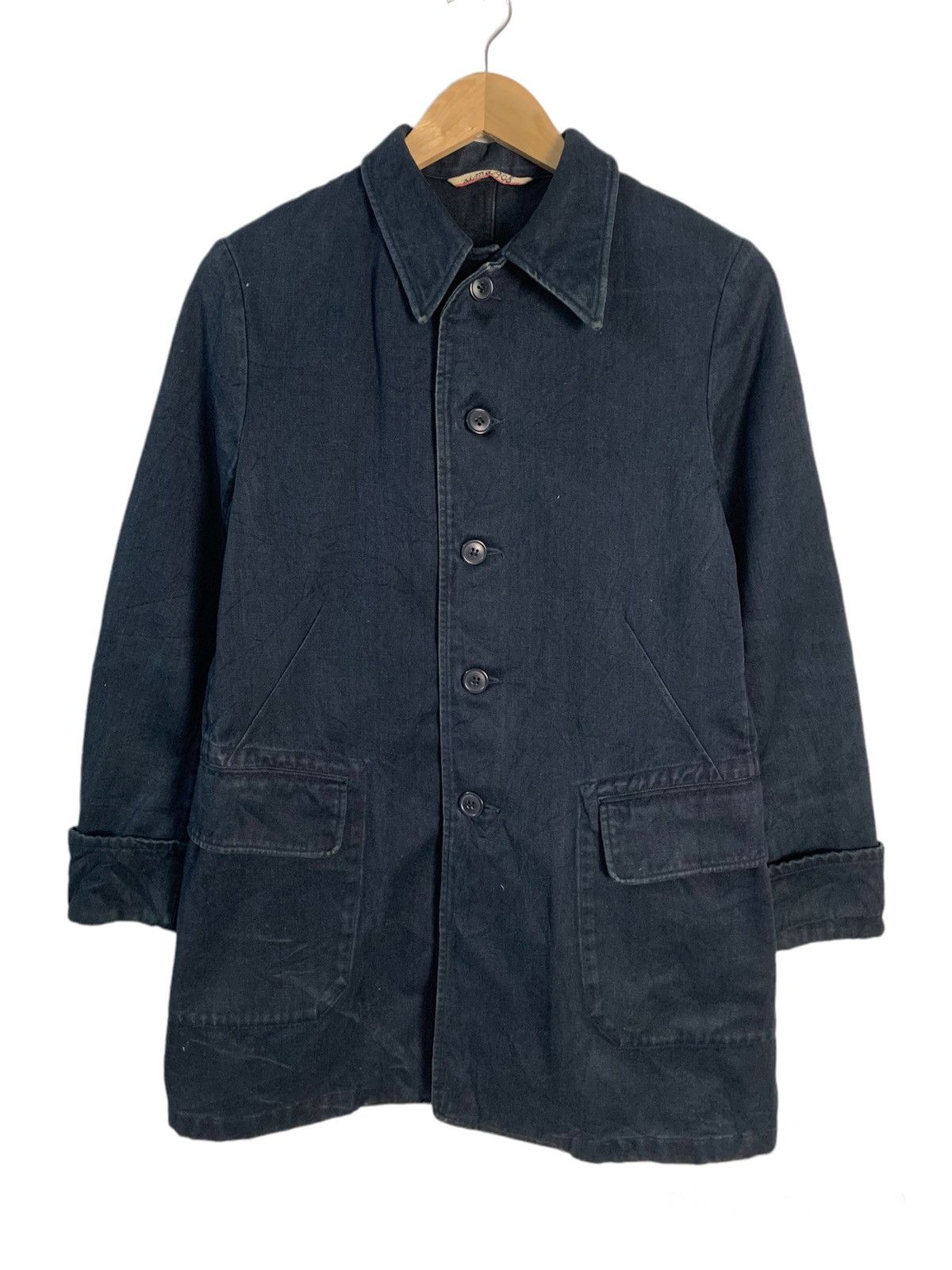 image of 45Rpm Umii 908 Indigo Jacket in Blue, Men's (Size Small)
