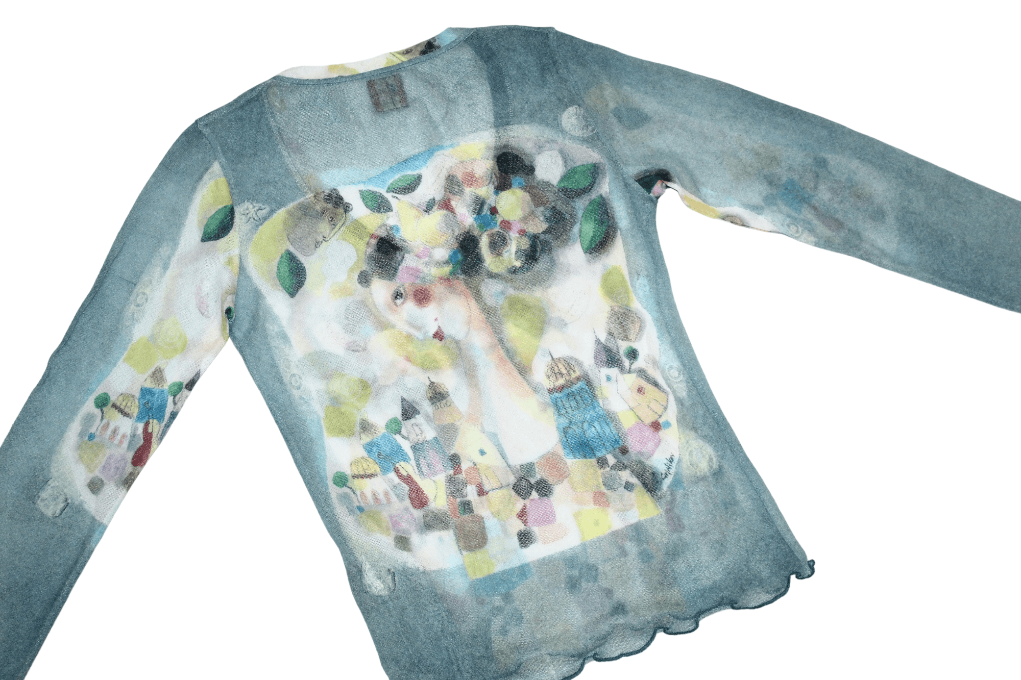 Jean Paul Gaultier Aventures Des Toiles x Stephan Chinikov Artwork Mesh Top Size XS / US 0-2 / IT 36-38 - 11 Thumbnail