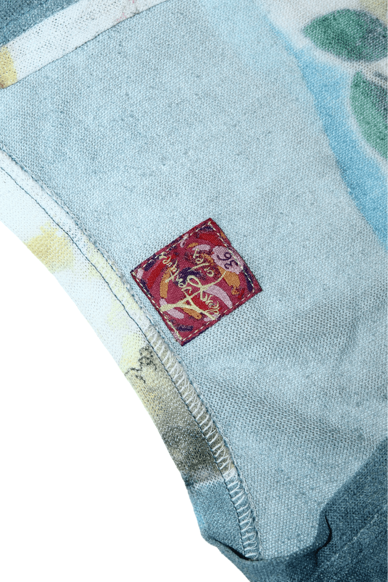 Jean Paul Gaultier Aventures Des Toiles x Stephan Chinikov Artwork Mesh Top Size XS / US 0-2 / IT 36-38 - 6 Thumbnail