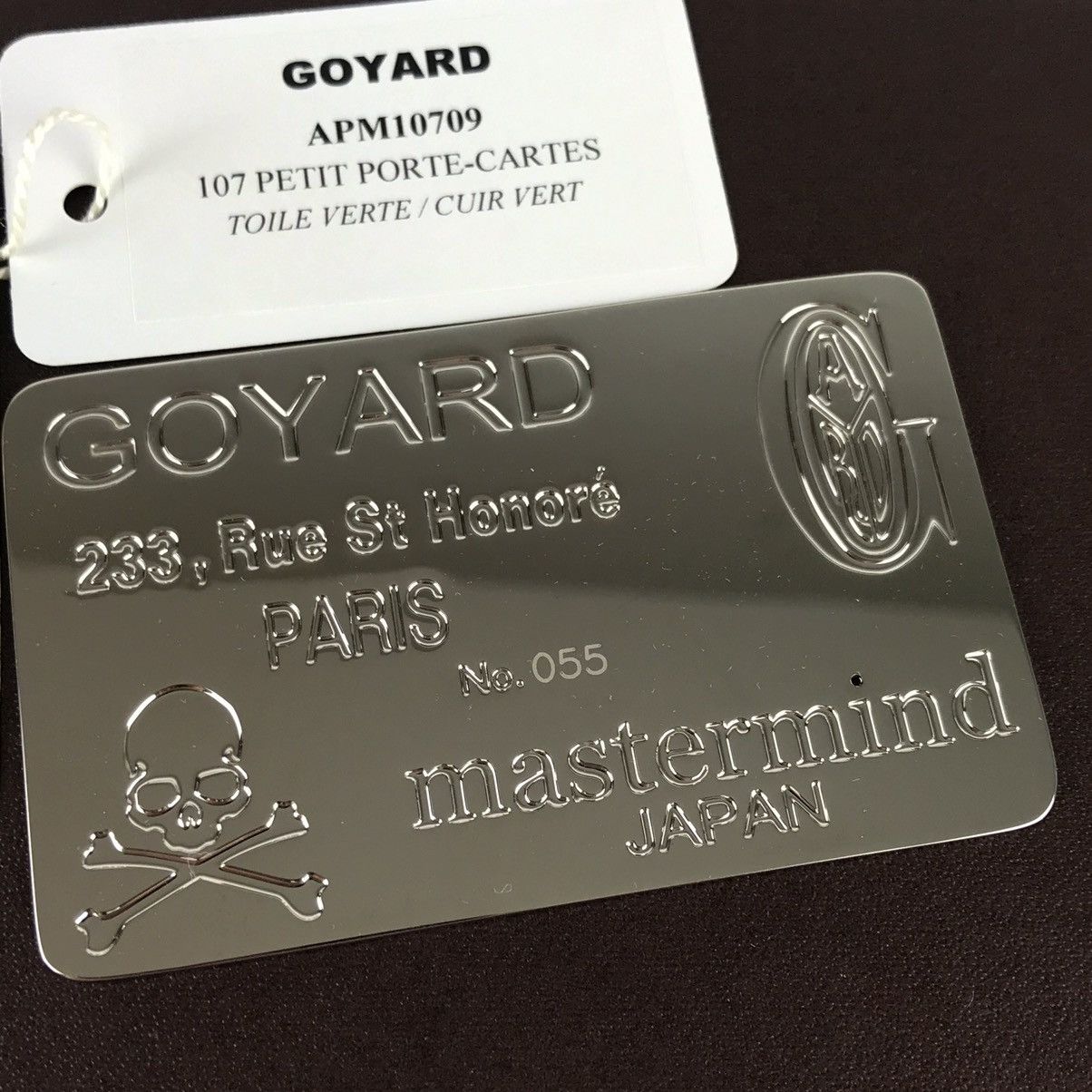 2006 Goyard x Mastermind Japan Saint Sulpice Card Holder