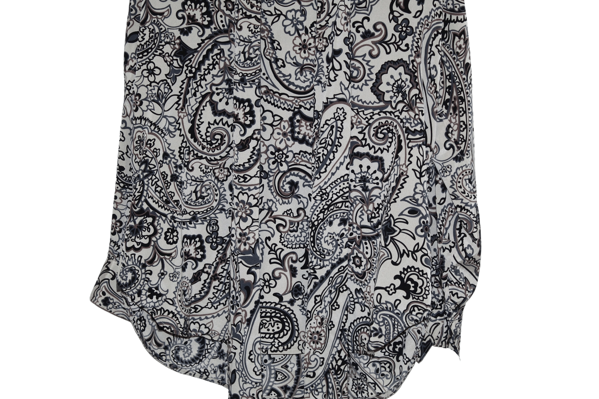 ba&sh Liza Lareida Floral Paisley Oversize Silk Blouse Size ONE SIZE - 4 Thumbnail