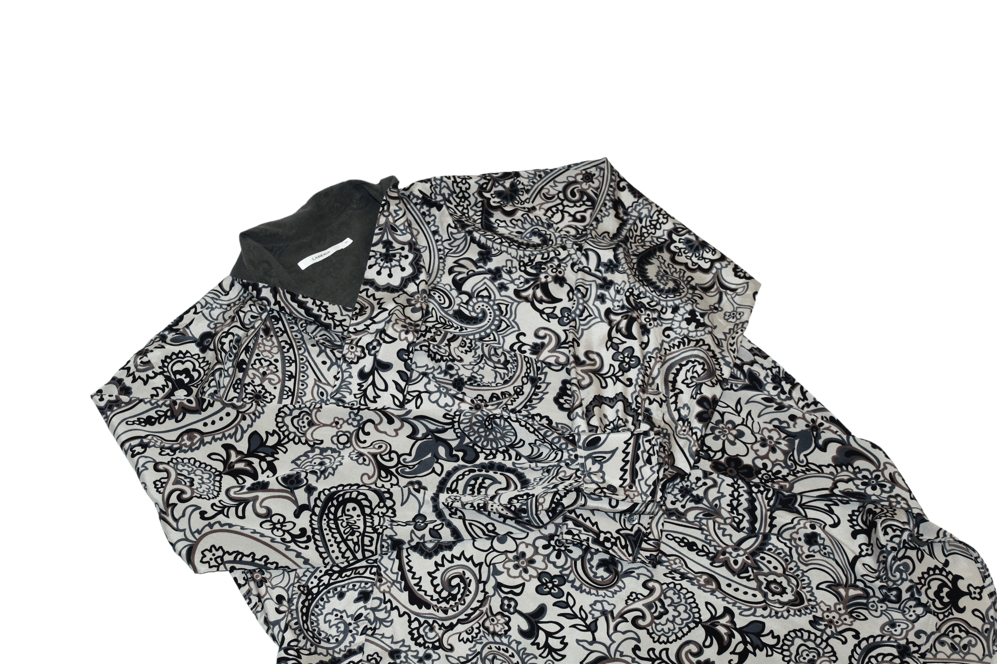 ba&sh Liza Lareida Floral Paisley Oversize Silk Blouse Size ONE SIZE - 11 Thumbnail