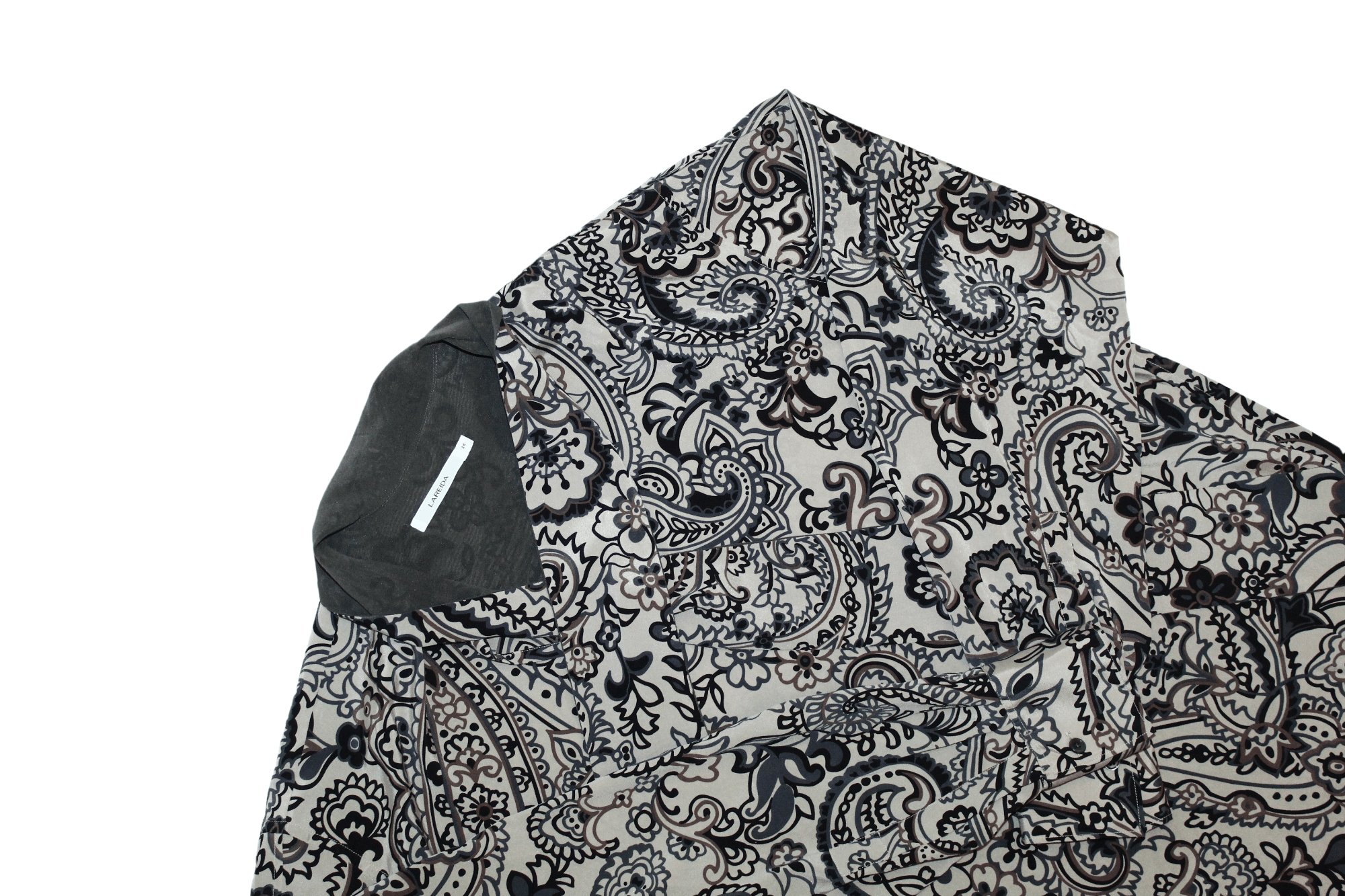 ba&sh Liza Lareida Floral Paisley Oversize Silk Blouse Size ONE SIZE - 13 Thumbnail