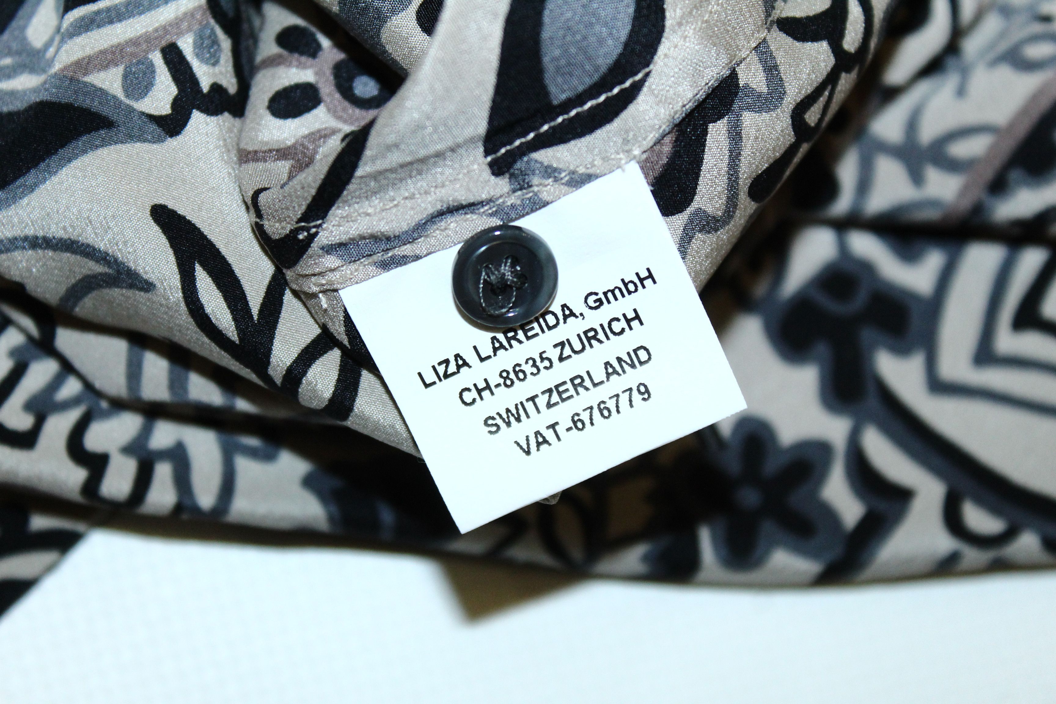 ba&sh Liza Lareida Floral Paisley Oversize Silk Blouse Size ONE SIZE - 14 Thumbnail