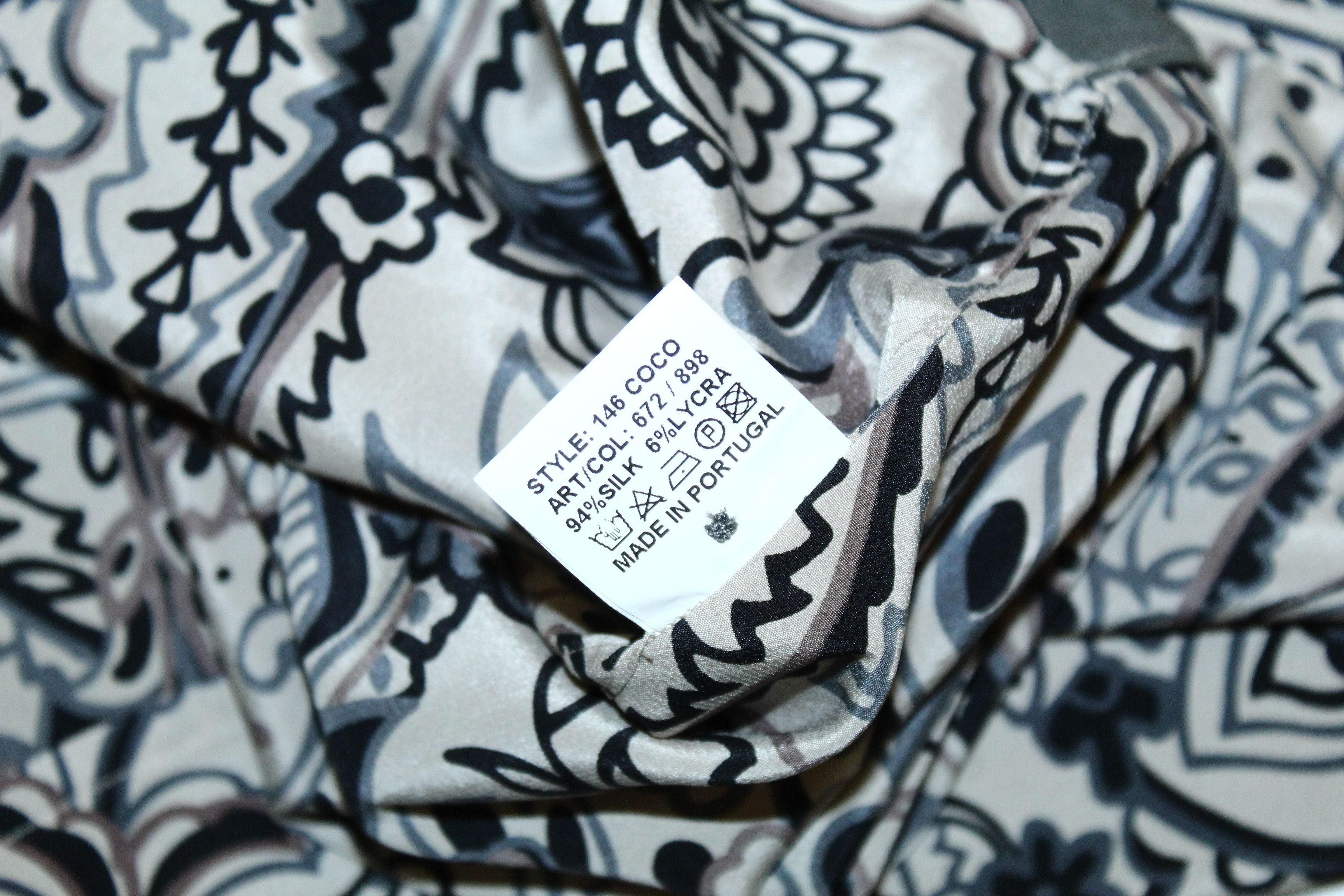 ba&sh Liza Lareida Floral Paisley Oversize Silk Blouse Size ONE SIZE - 15 Thumbnail