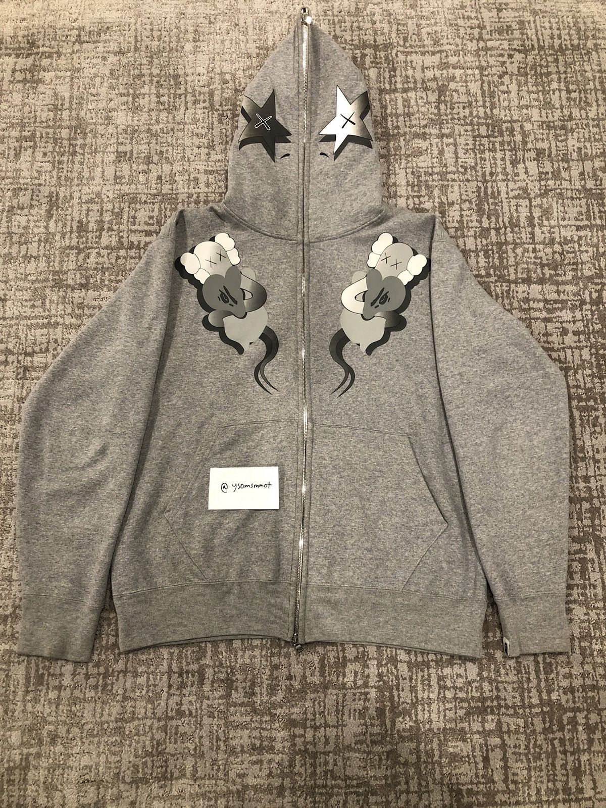Bape × Kaws Bape x Kaws Full Zip Hoodie 2005 Size US M / EU 48-50 / 2 - 1 Thumbnail