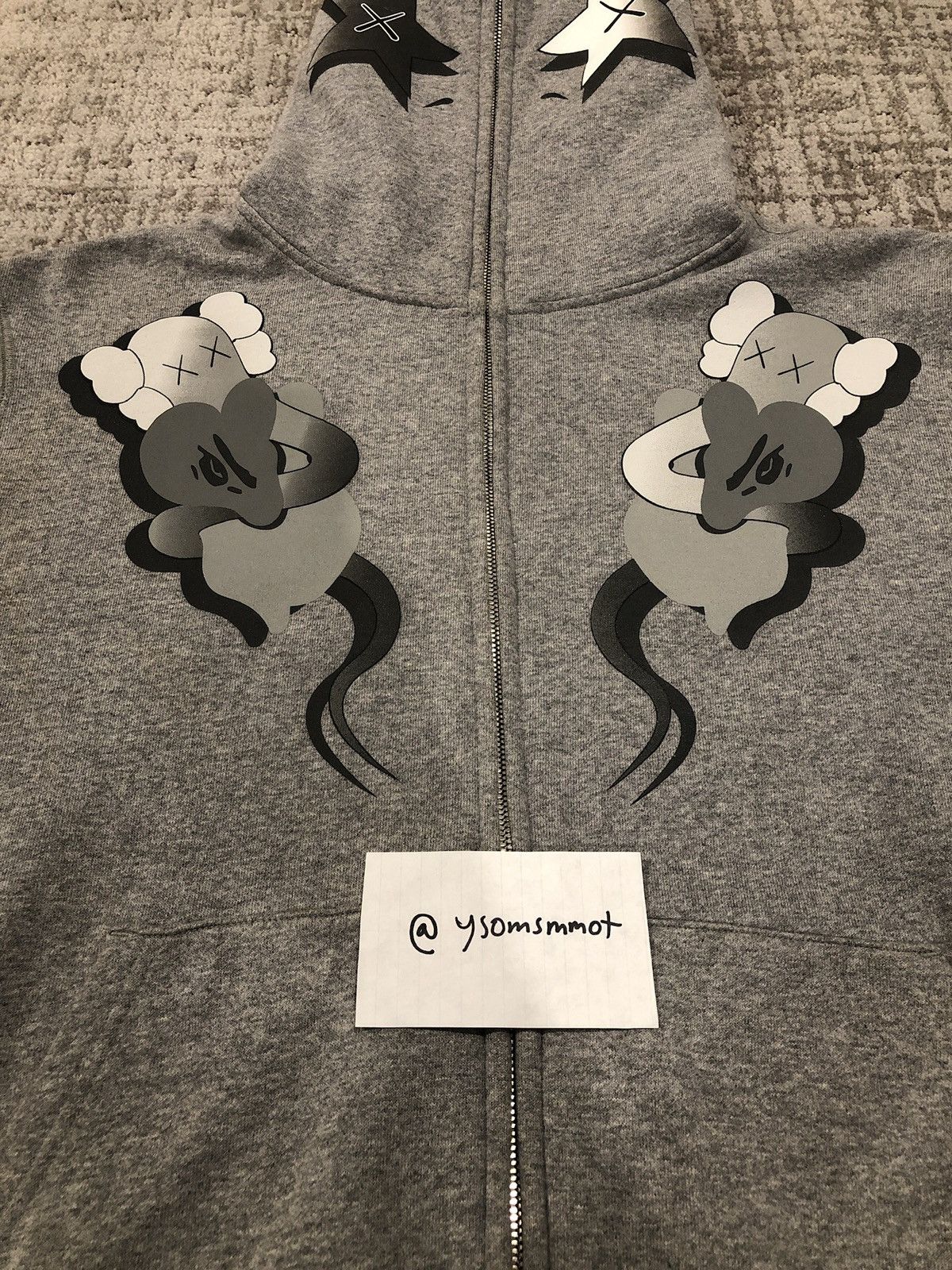 Bape × Kaws Bape x Kaws Full Zip Hoodie 2005 Size US M / EU 48-50 / 2 - 2 Thumbnail