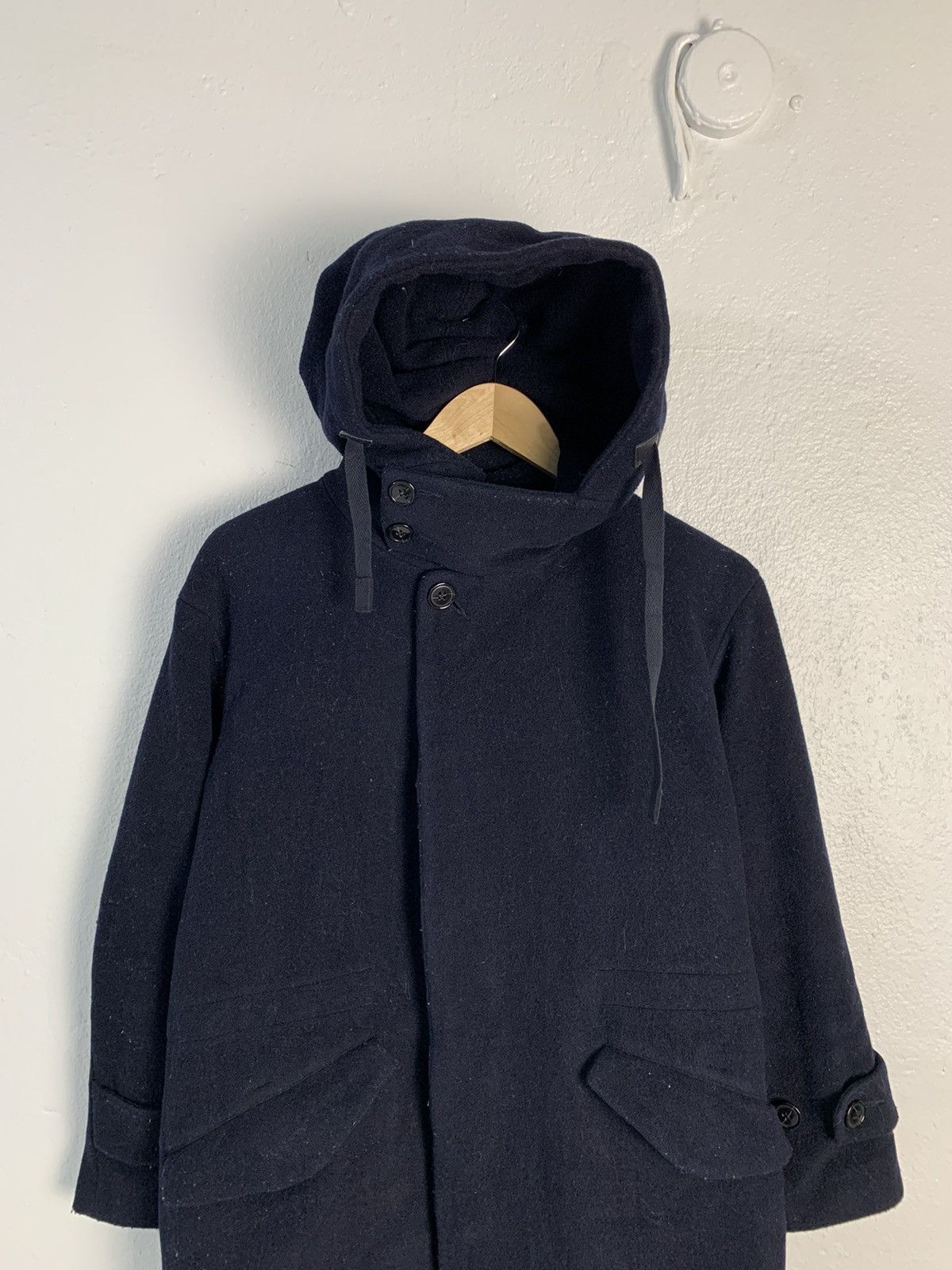 CABANE de ZUCCa Zucca Wool Hoodie Long Jacket Size US S / EU 44-46 / 1 - 4 Thumbnail