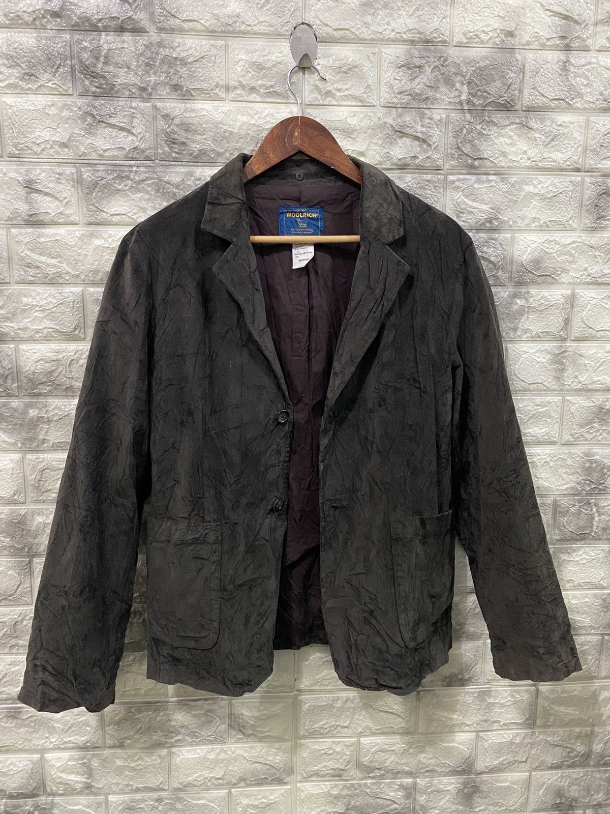 Woolrich Woolen Mills Wool Rich Velvet Jacket Size US M / EU 48-50 / 2 - 2 Thumbnail