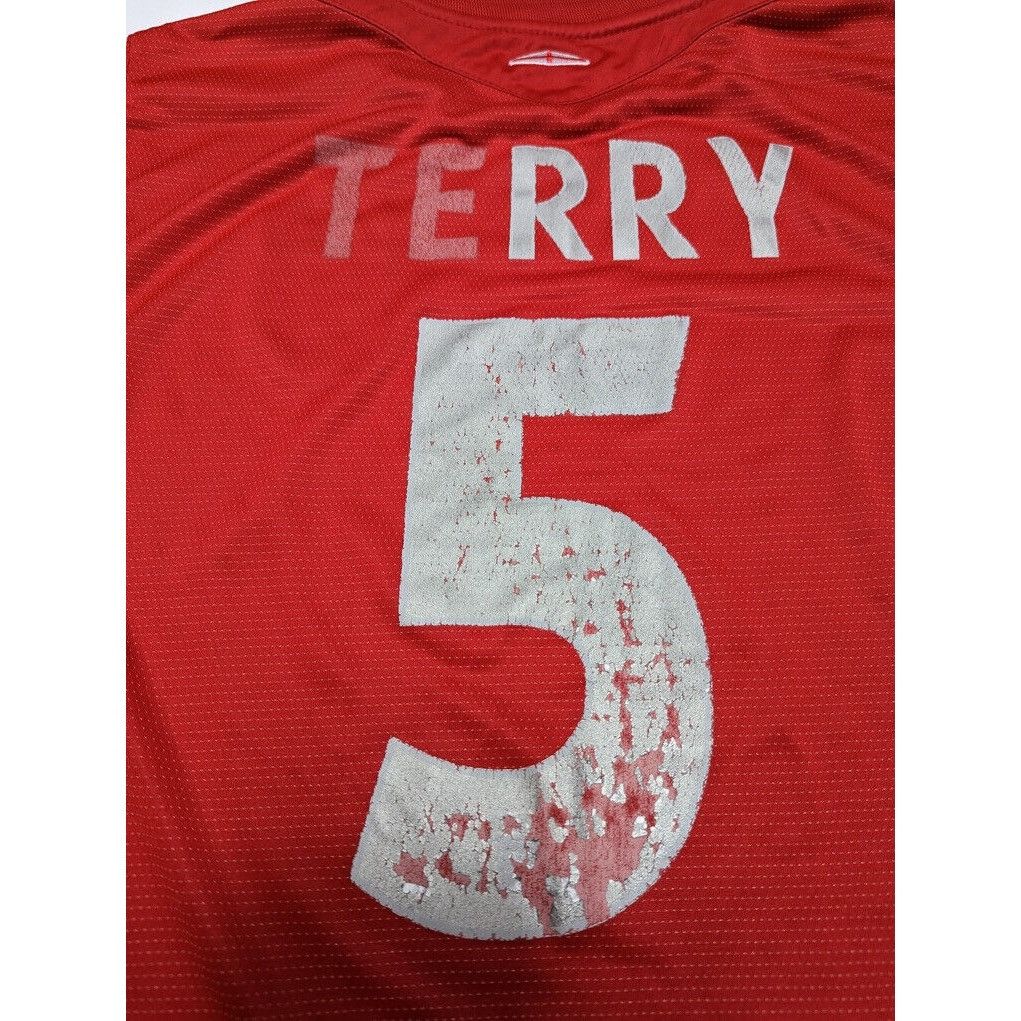 Umbro Rare John Terry #5 England 2004-2006 Umbro Red Shirt Size XL Size US XL / EU 56 / 4 - 13 Thumbnail
