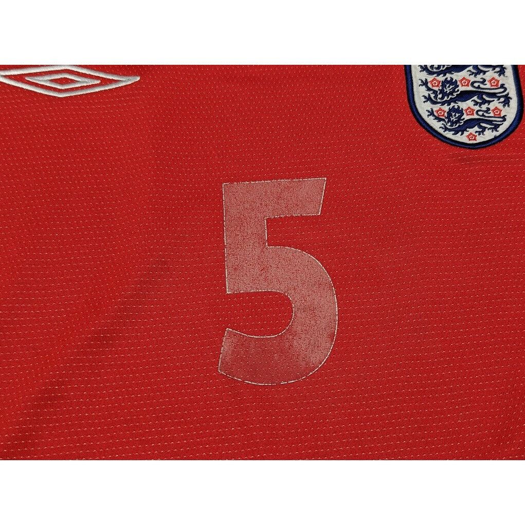 Umbro Rare John Terry #5 England 2004-2006 Umbro Red Shirt Size XL Size US XL / EU 56 / 4 - 6 Thumbnail
