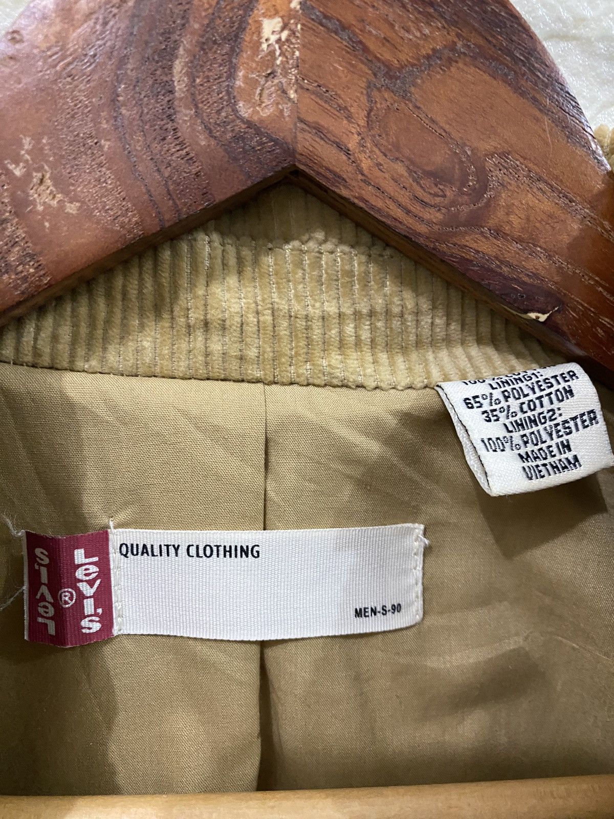 Levi's Vintge Levis Corduroy Jacket Size US S / EU 44-46 / 1 - 12 Thumbnail
