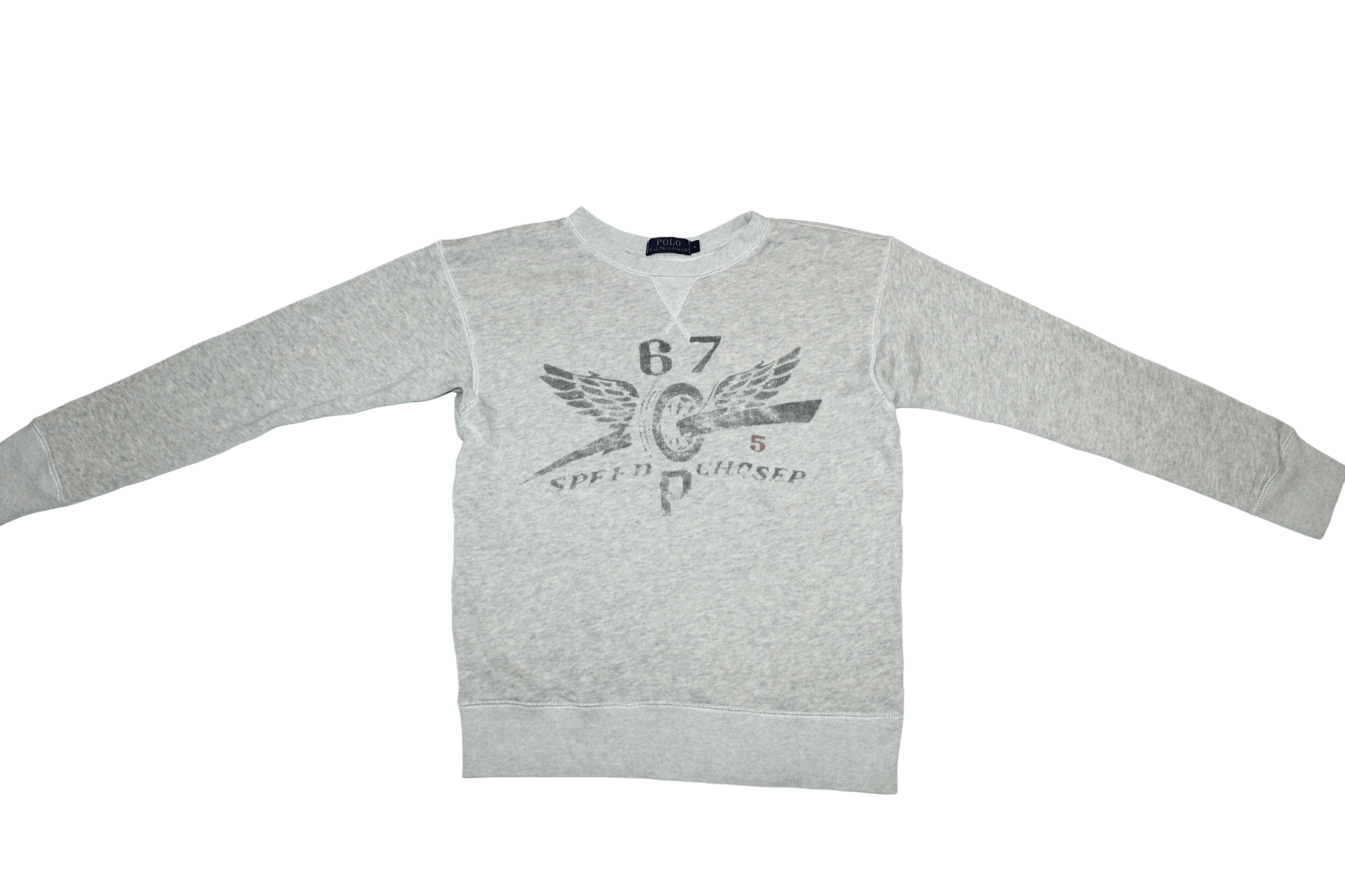Polo Ralph Lauren RARE Polo Ralph Lauren 67 Speed Chaser Edition Sweatshirt Size L / US 10 / IT 46 - 2 Thumbnail