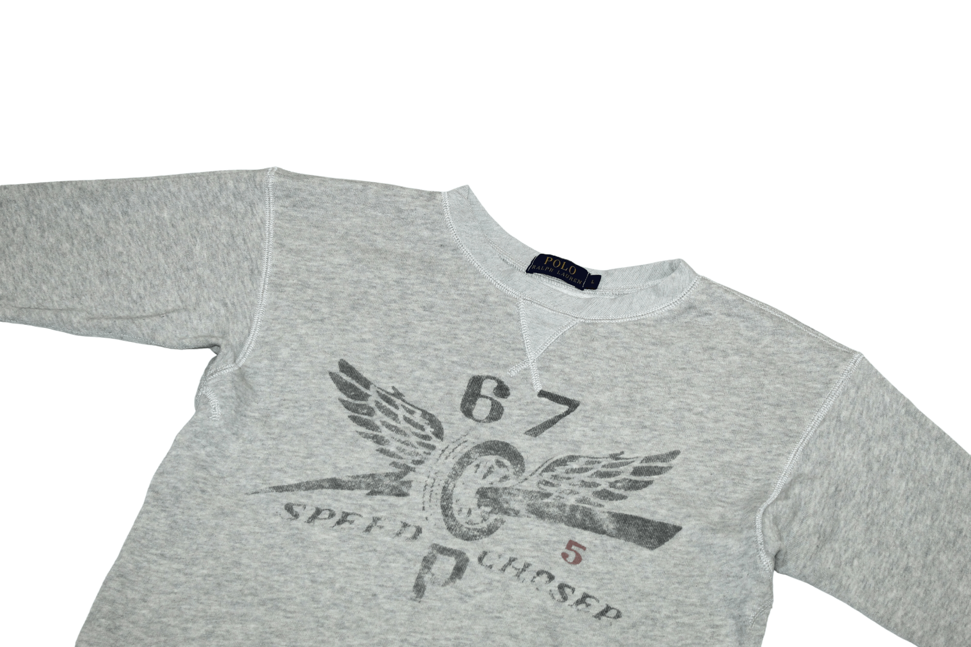 Polo Ralph Lauren RARE Polo Ralph Lauren 67 Speed Chaser Edition Sweatshirt Size L / US 10 / IT 46 - 4 Thumbnail