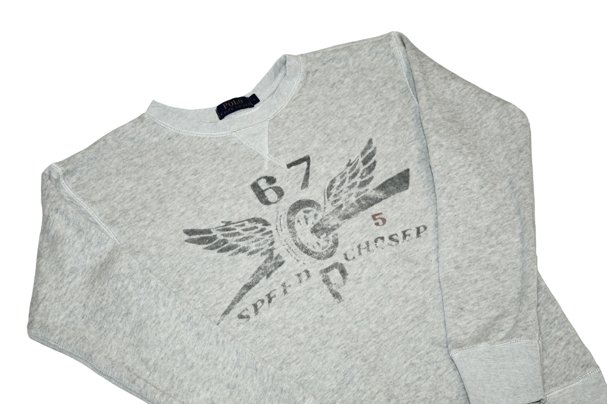 Polo Ralph Lauren RARE Polo Ralph Lauren 67 Speed Chaser Edition Sweatshirt Size L / US 10 / IT 46 - 6 Thumbnail