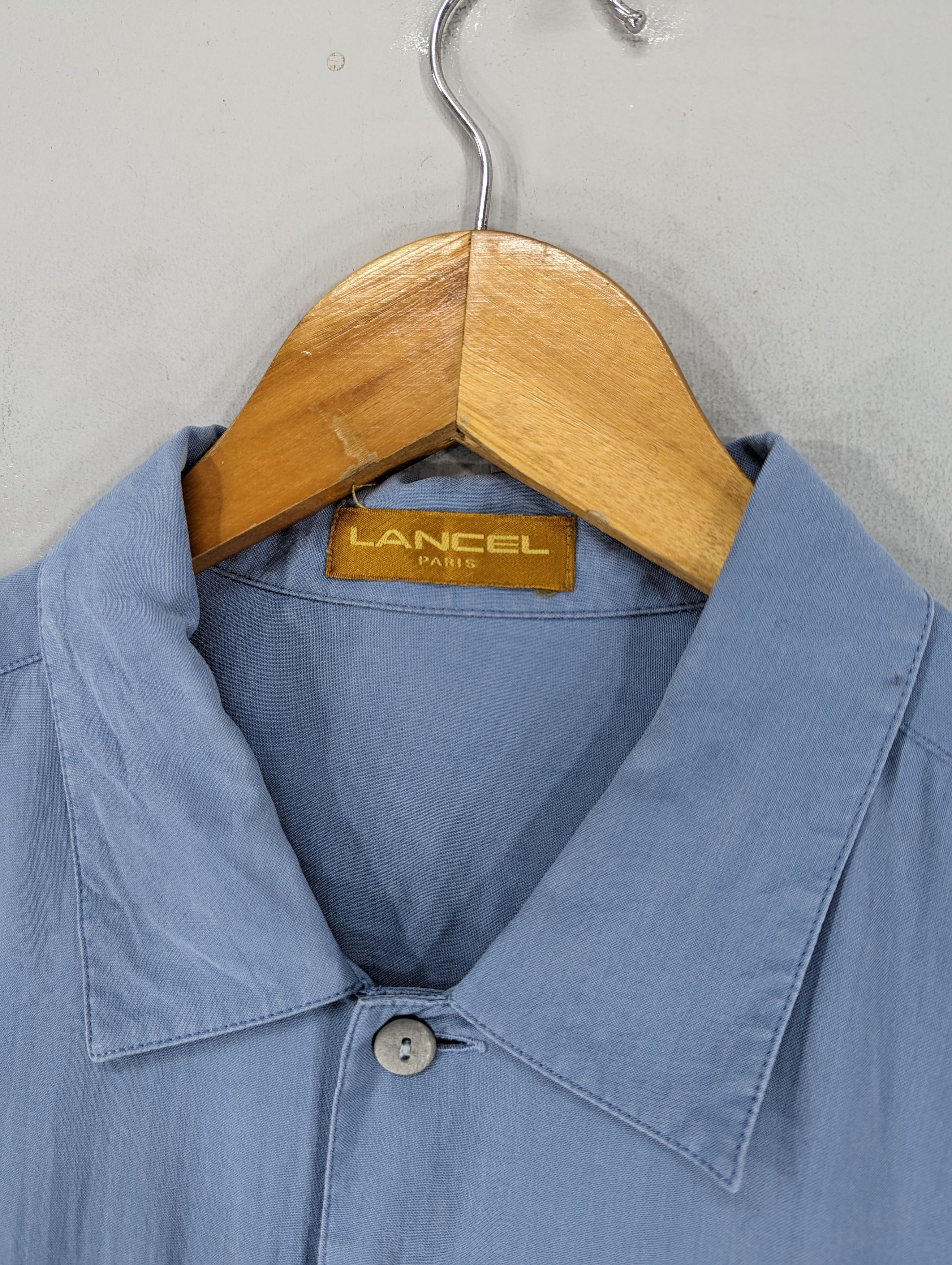 Lancel 🔥RARE🔥Vintage Lancel Jeans Embroidery Button Ups Shirt Size US L / EU 52-54 / 3 - 8 Thumbnail