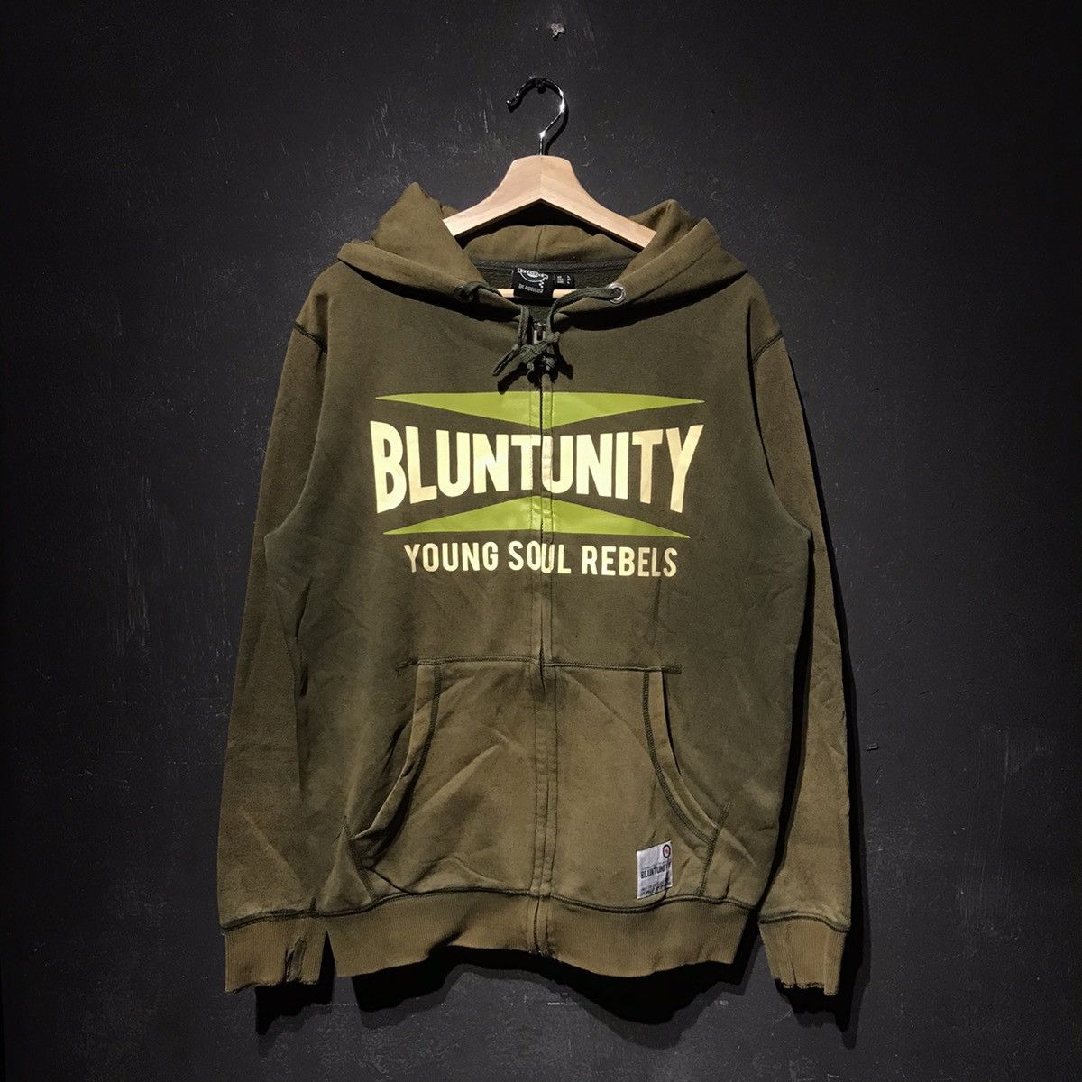 Rare Blunt x Young Soul Rebel Movies Zipped Up Hoodie