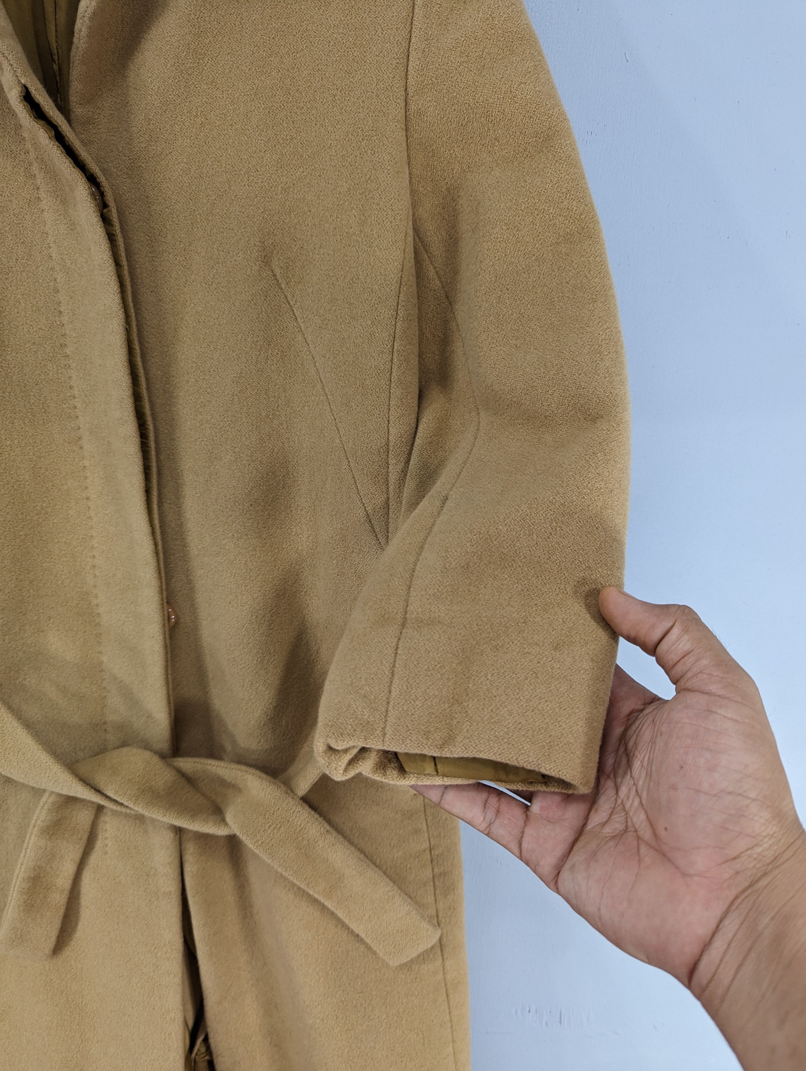 Japanese Brand 🔥RARE🔥Ined By Yohji Yamamoto Wool Angora Long Coat Jacket Size S / US 4 / IT 40 - 5 Thumbnail