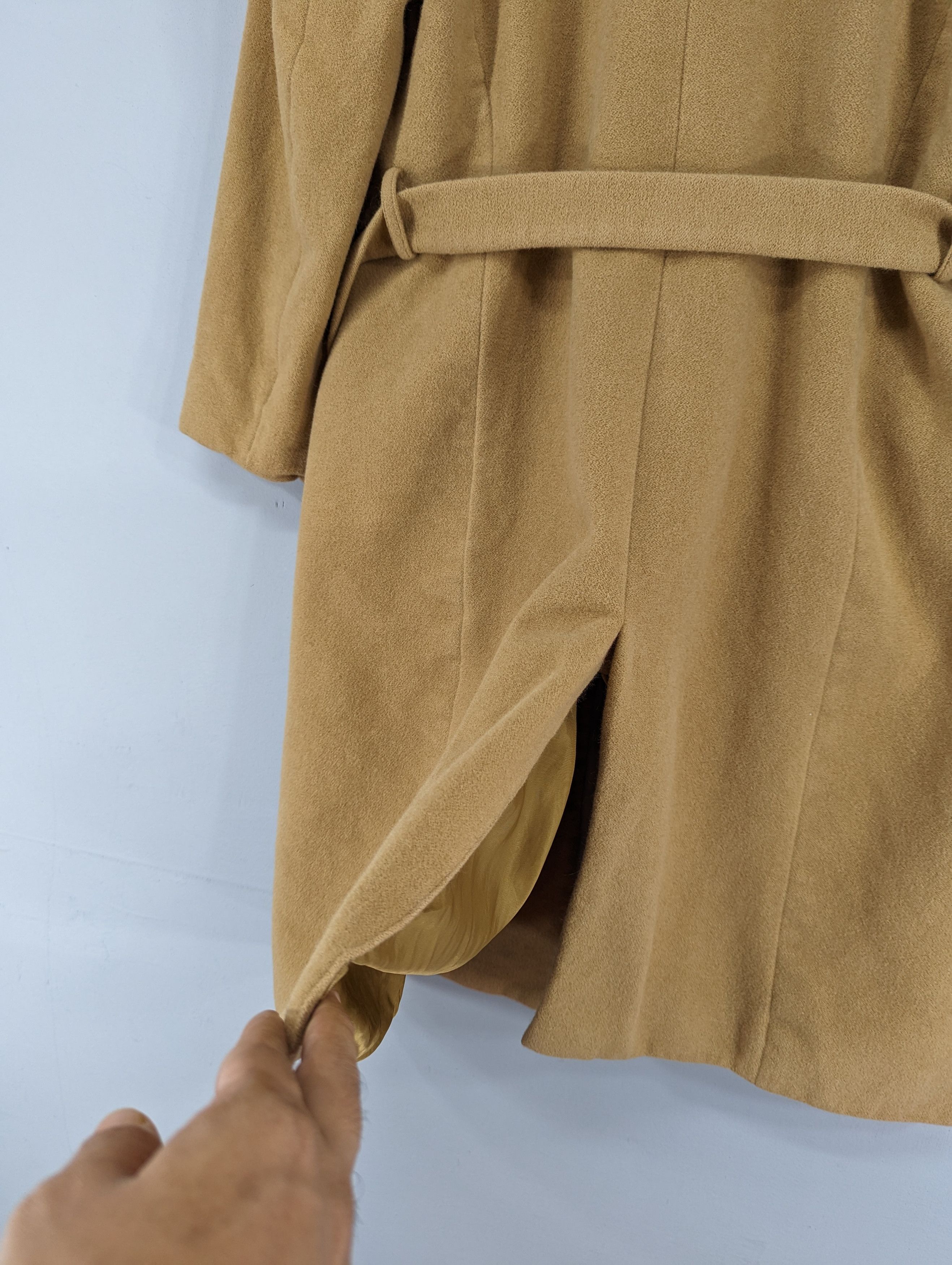 Japanese Brand 🔥RARE🔥Ined By Yohji Yamamoto Wool Angora Long Coat Jacket Size S / US 4 / IT 40 - 10 Thumbnail