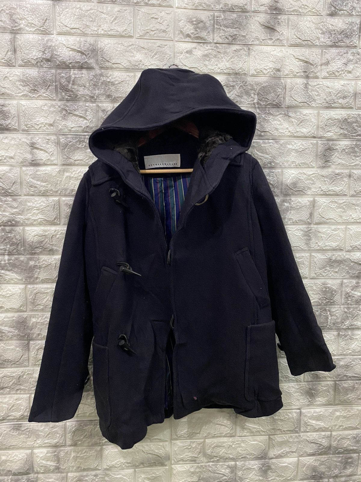 Issey Miyake Issey Miyake Sunaokuwahara Duffle Coat Size US M / EU 48-50 / 2 - 2 Thumbnail