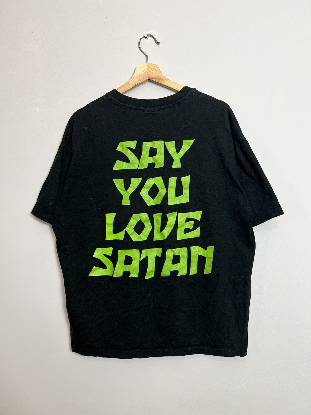 Band Tees Vintage 90s White Zombie Love Satan Meral Band Tee Grail Size US L / EU 52-54 / 3 - 2 Thumbnail