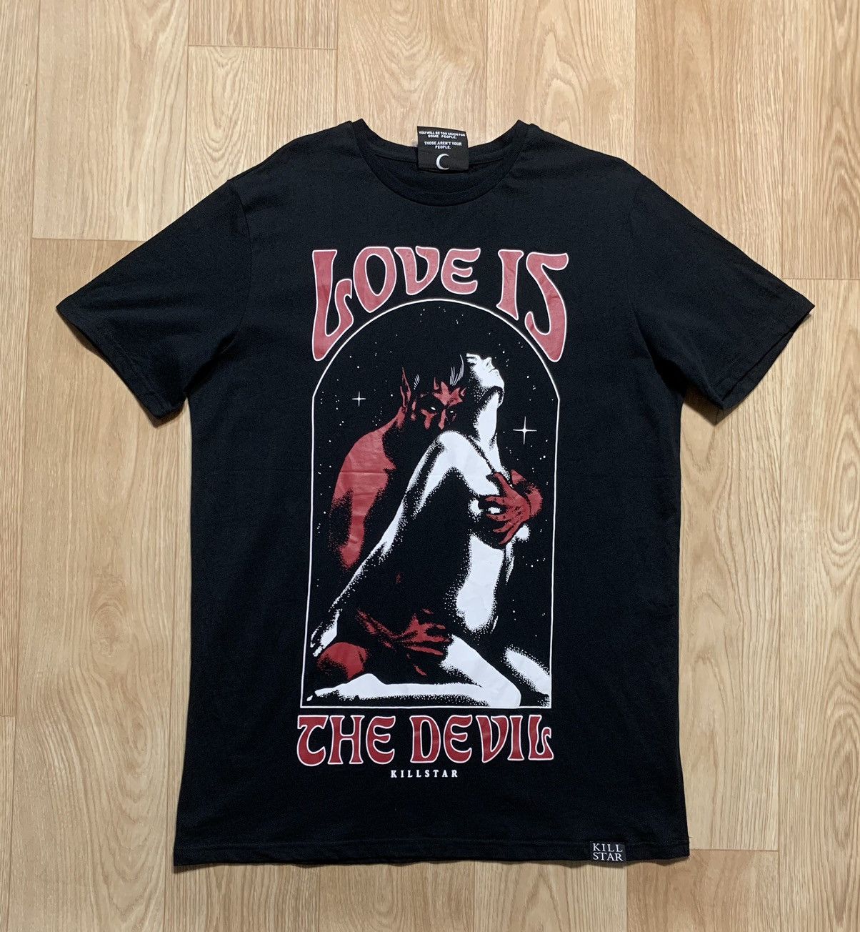 Killstar Devil Naked Girl 666 Vamp T-Shirt