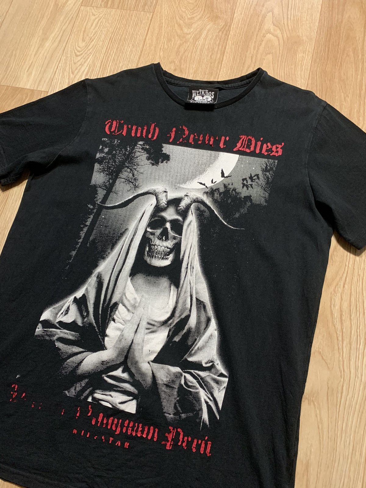 Killstar Vintage Killstar Death Face Devil 666 T-Shirt Size US XL / EU 56 / 4 - 2 Thumbnail