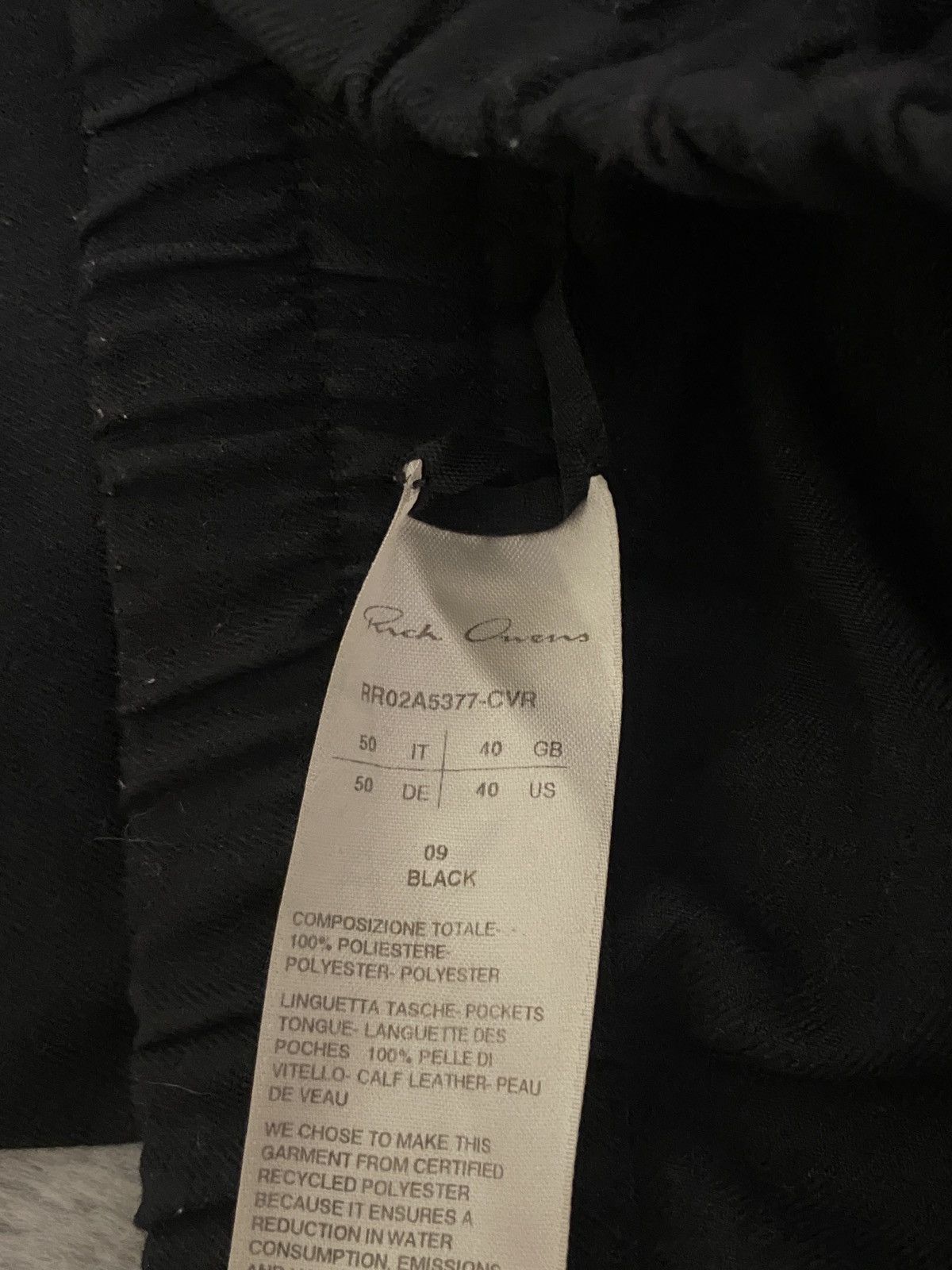 Rick Owens BAUHAUS PANTS Size US 30 / EU 46 - 7 Thumbnail