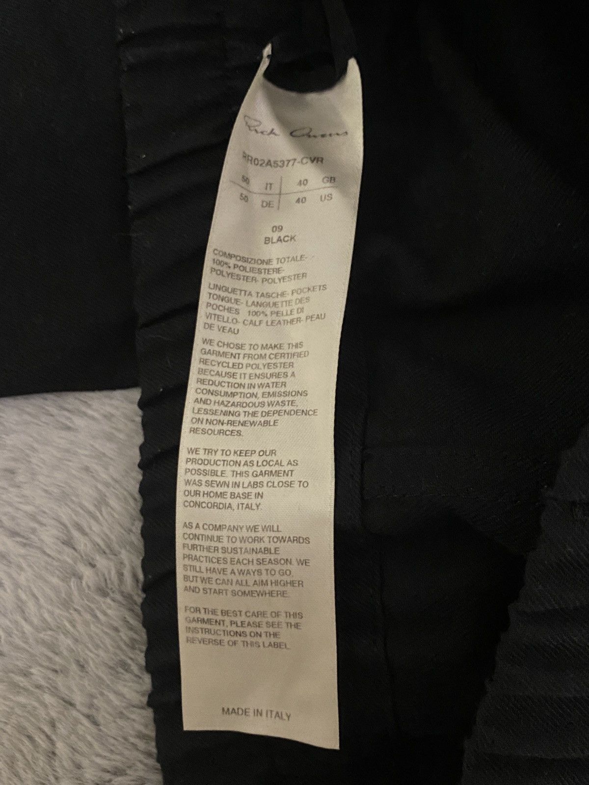 Rick Owens BAUHAUS PANTS Size US 30 / EU 46 - 6 Thumbnail