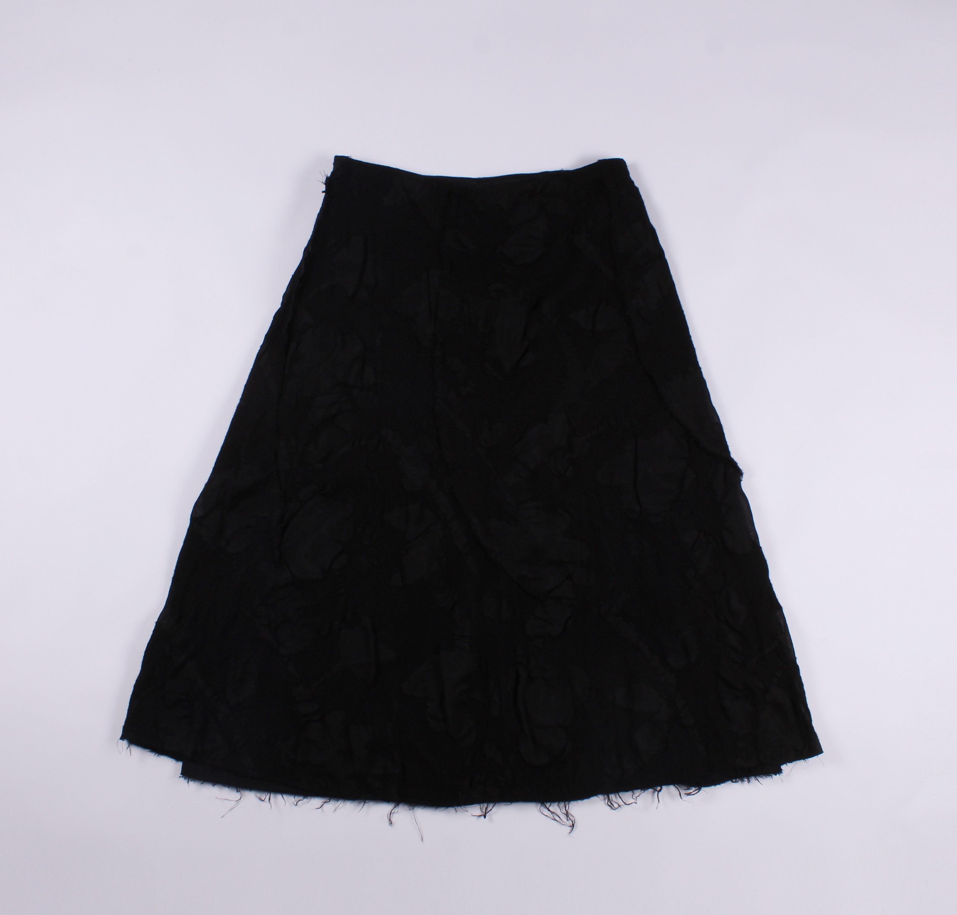 Sarah Pacini Sarah Pacini Avantgarde Grunge Wool Skirt Size 31" - 4 Thumbnail