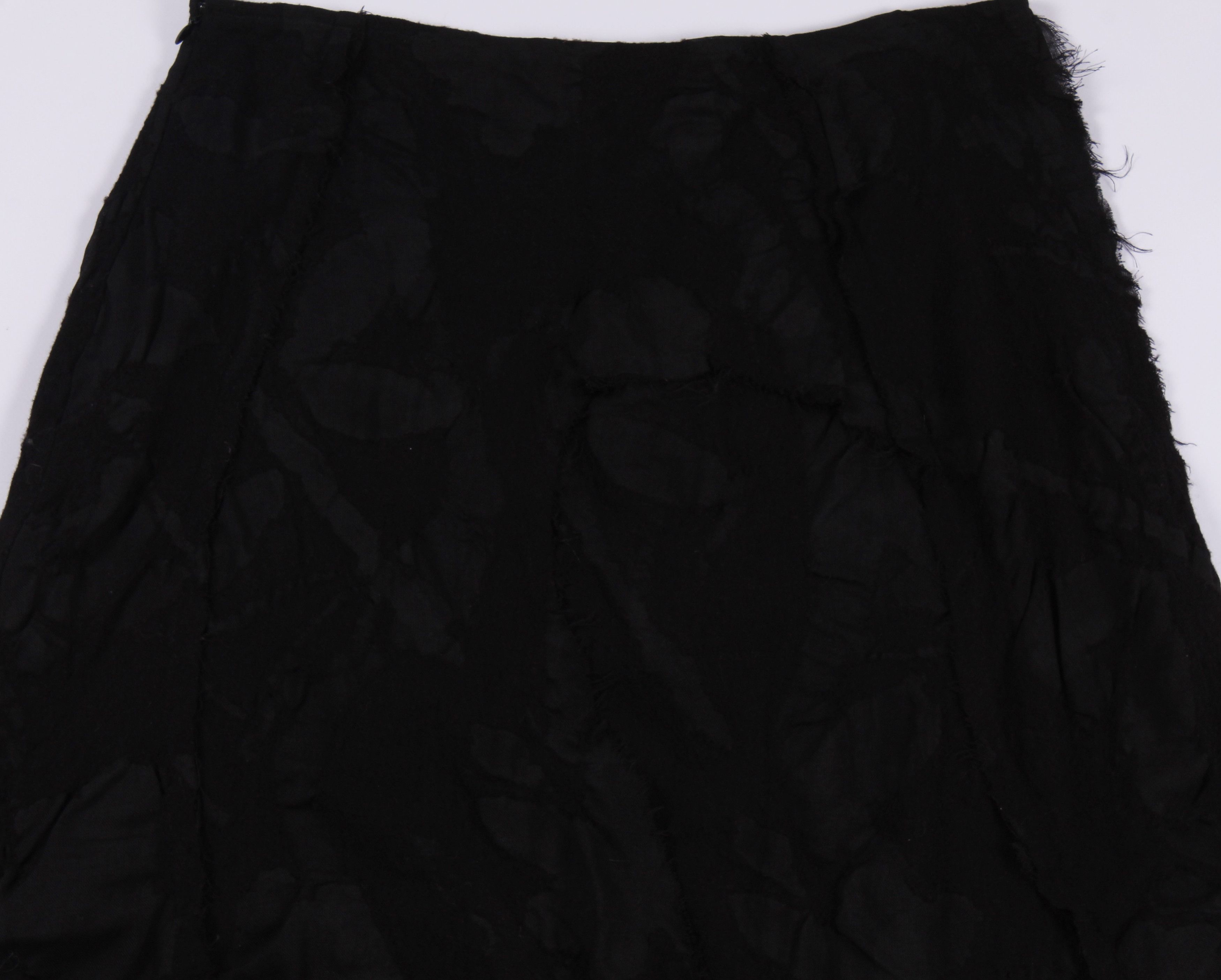 Sarah Pacini Sarah Pacini Avantgarde Grunge Wool Skirt Size 31" - 10 Thumbnail