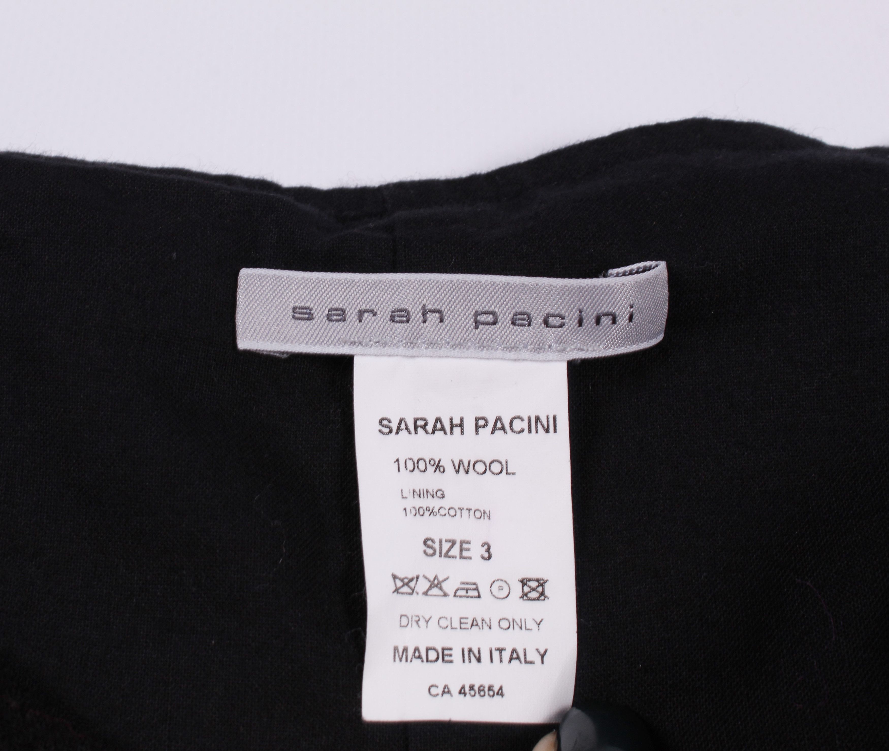 Sarah Pacini Sarah Pacini Avantgarde Grunge Wool Skirt Size 31" - 8 Thumbnail