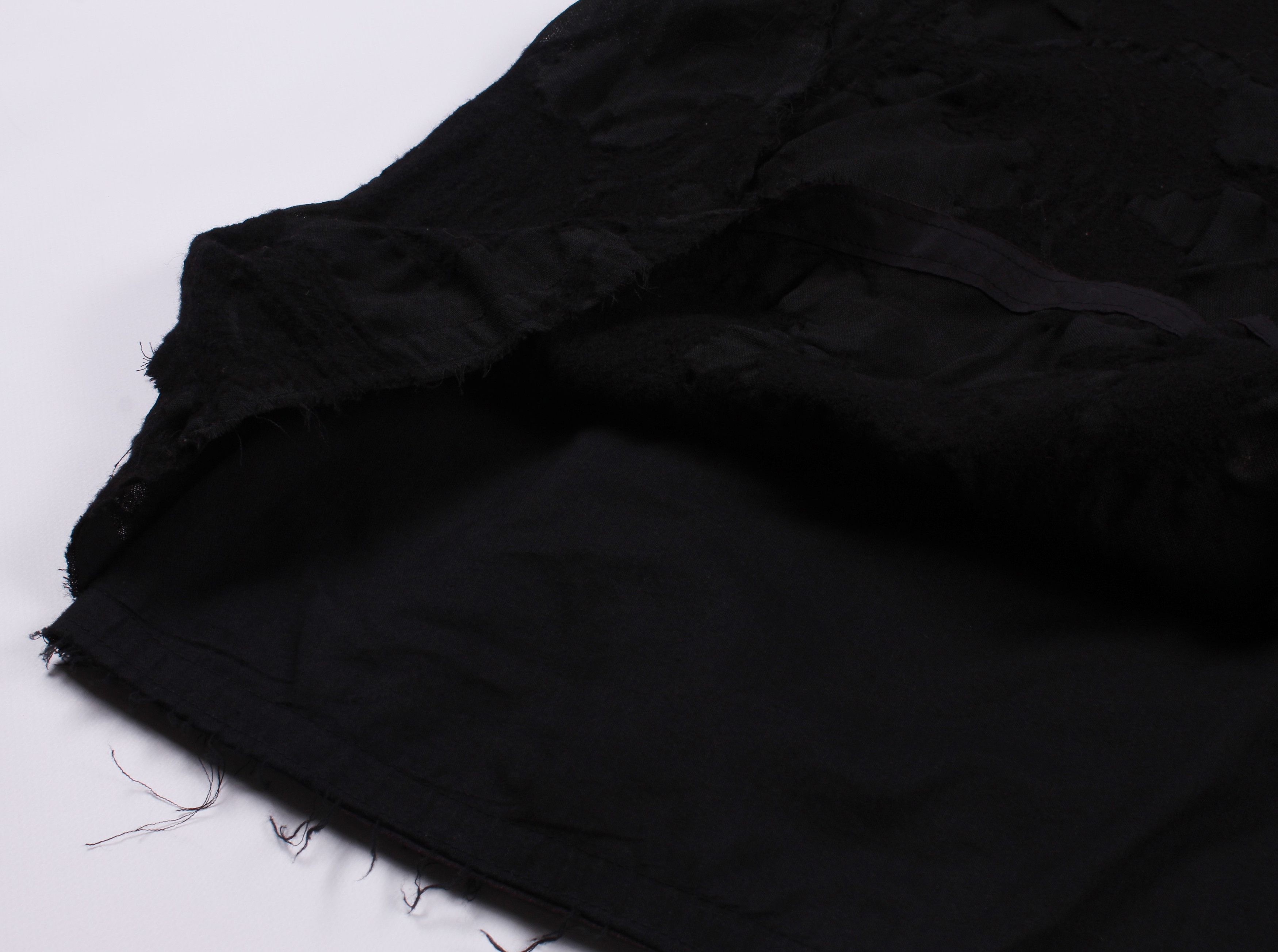 Sarah Pacini Sarah Pacini Avantgarde Grunge Wool Skirt Size 31" - 6 Thumbnail