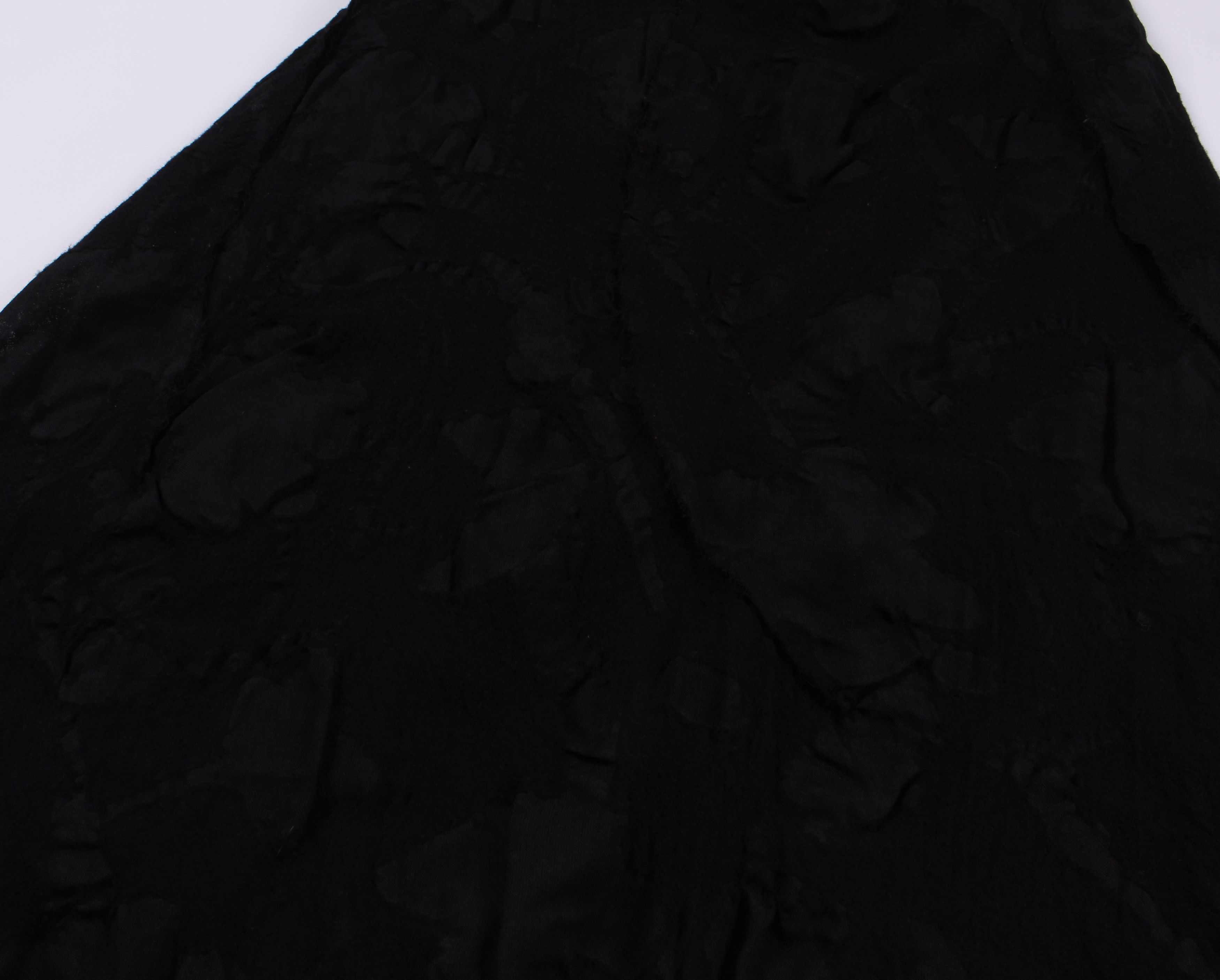 Sarah Pacini Sarah Pacini Avantgarde Grunge Wool Skirt Size 31" - 5 Thumbnail
