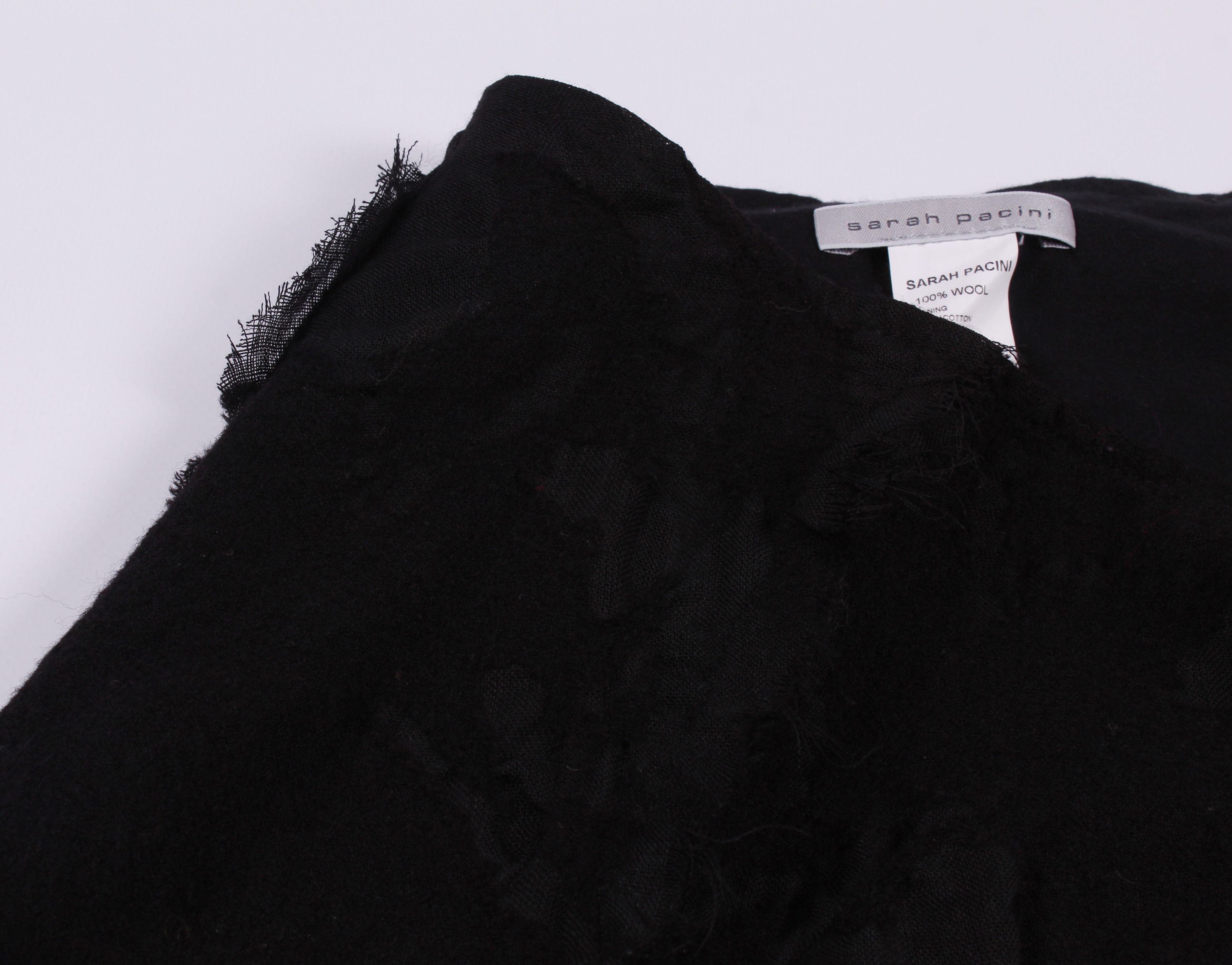 Sarah Pacini Sarah Pacini Avantgarde Grunge Wool Skirt Size 31" - 9 Thumbnail