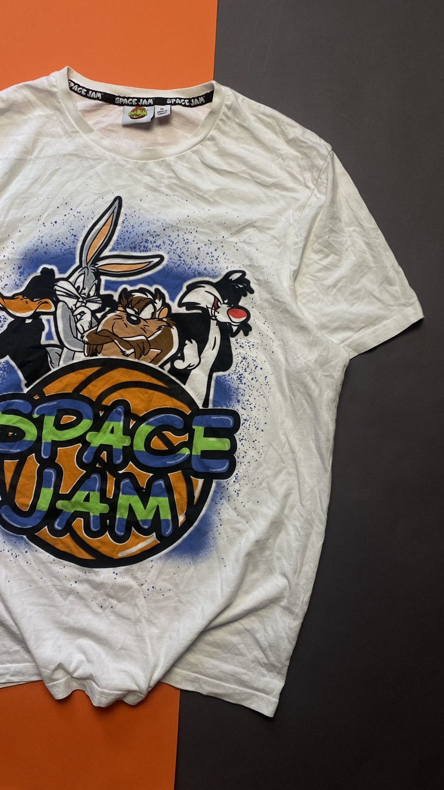 Warner Bros Space jam t-shirts vintage Size US XL / EU 56 / 4 - 2 Thumbnail