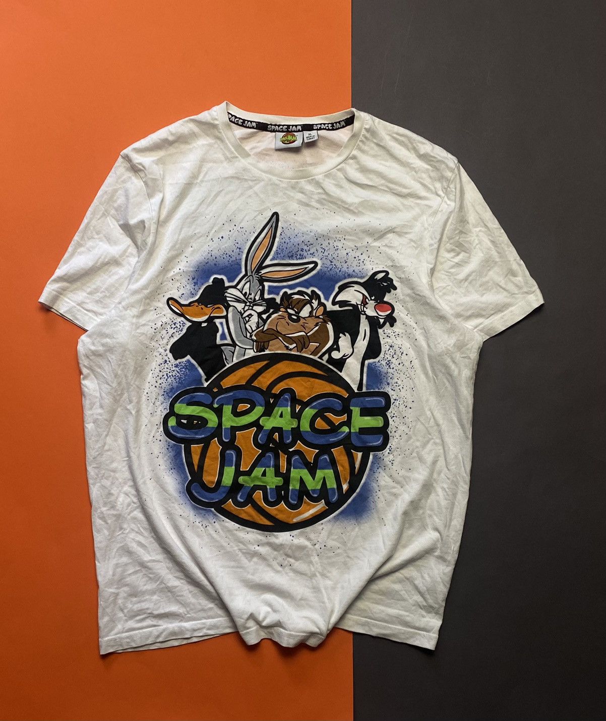 Warner Bros Space jam t-shirts vintage Size US XL / EU 56 / 4 - 1 Thumbnail