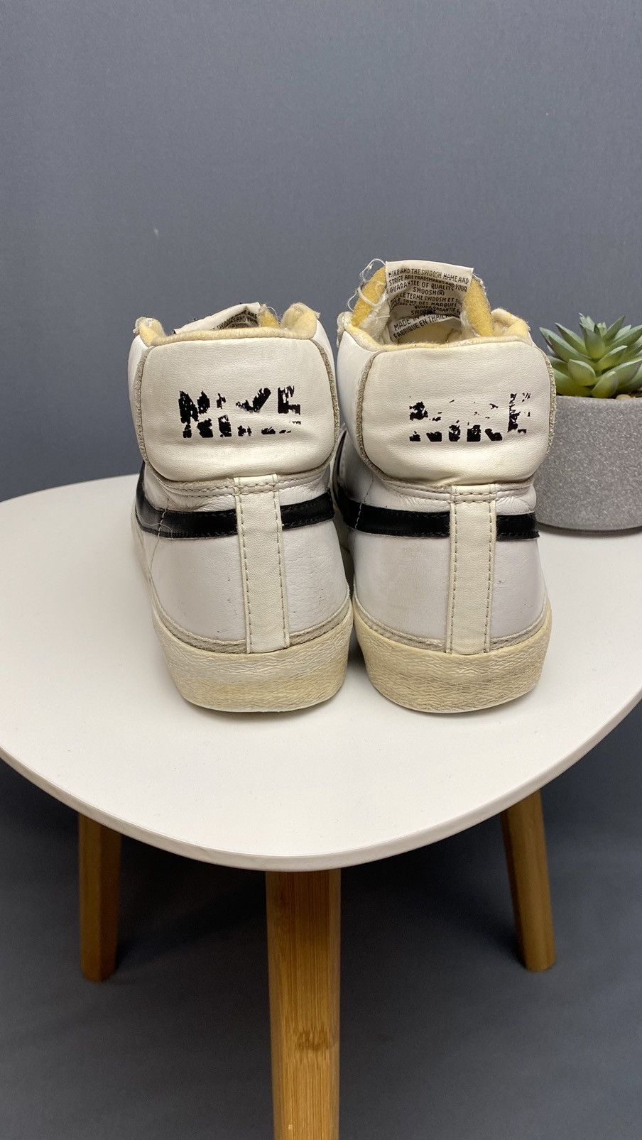 Nike × Vintage Nike Blazer leather vintage 2000 sneakers Size US 9.5 / EU 42-43 - 6 Thumbnail