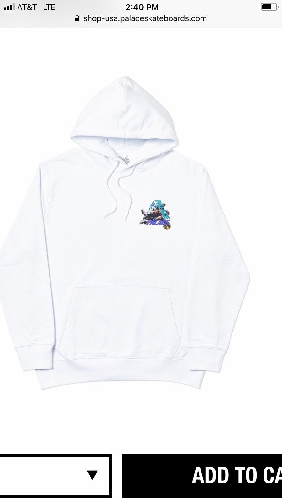 Palace Palace Octo Hood Octopus Hoodie Large White Size US L / EU 52-54 / 3 - 6 Thumbnail
