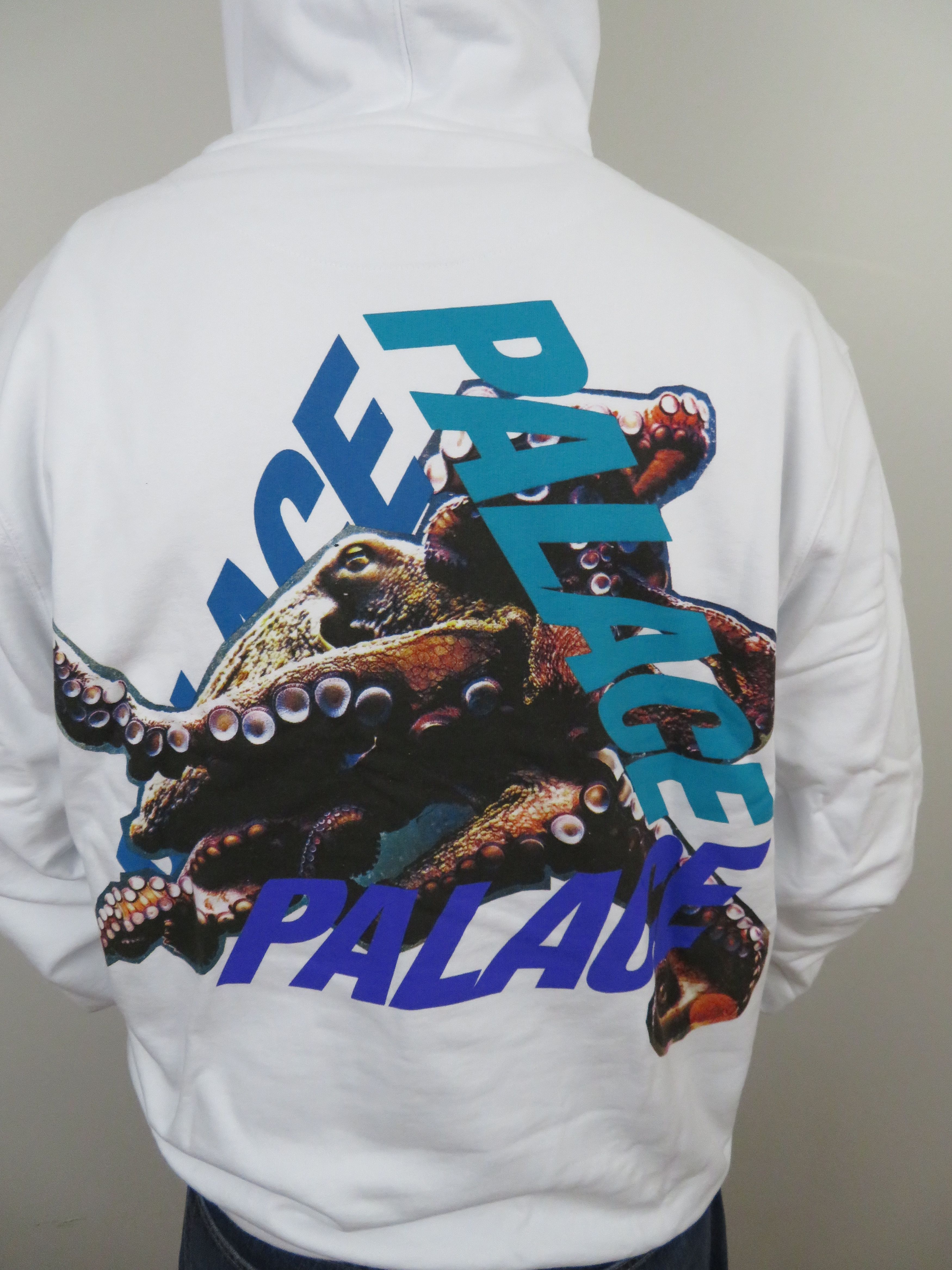 Palace Palace Octo Hood Octopus Hoodie Large White Size US L / EU 52-54 / 3 - 3 Thumbnail