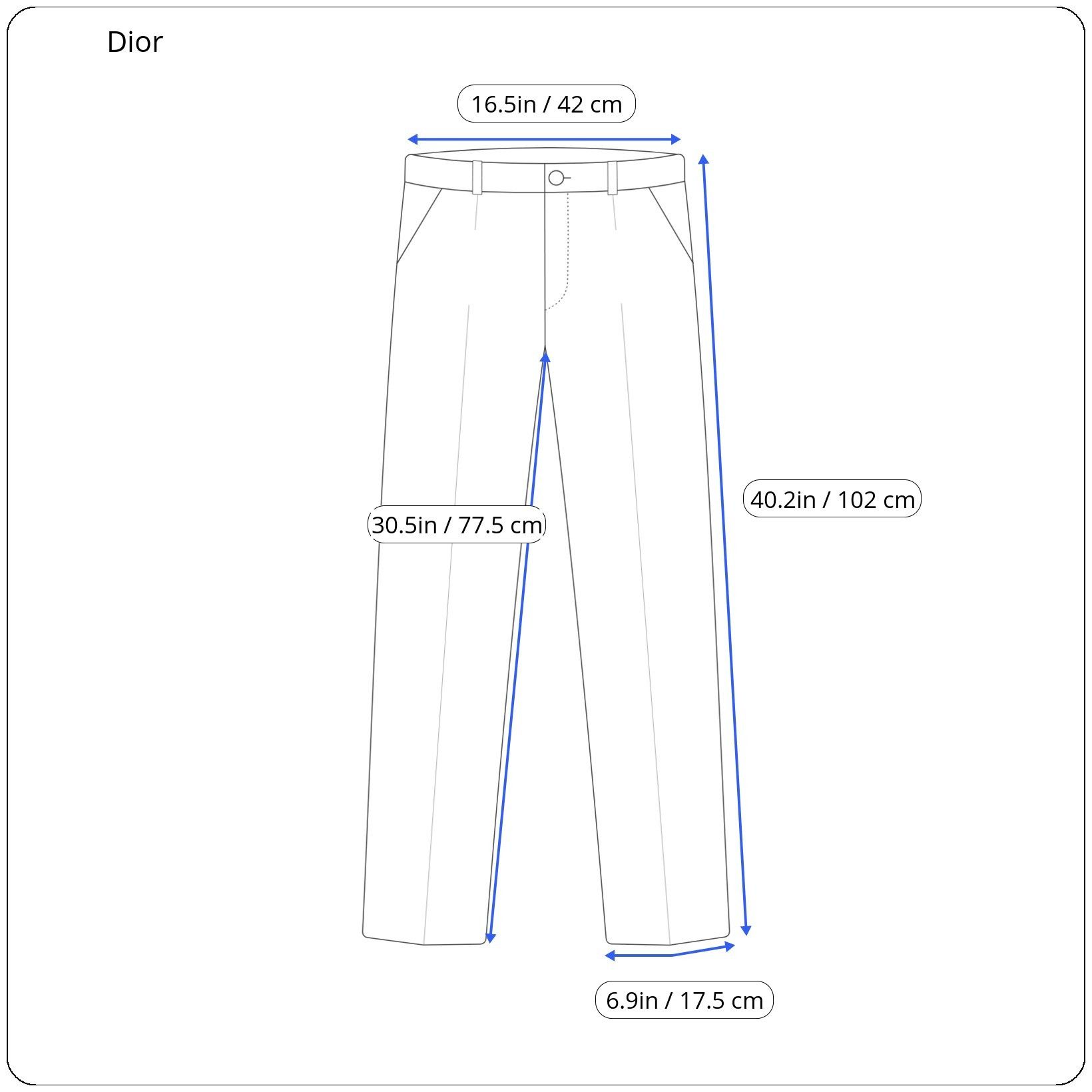 Dior ⚡️QUICK SALE⚡️Dior Black Trousers Pants KVA Size US 32 / EU 48 - 9 Thumbnail